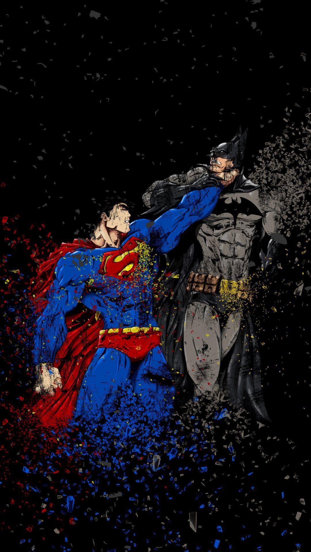 1080x1920 Download Batman Vs Superman Comic Art Wallpaper Top Free Awesome