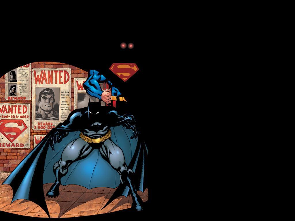 1024x768 Ed Mcguinness Batman And Superman Wallpaper