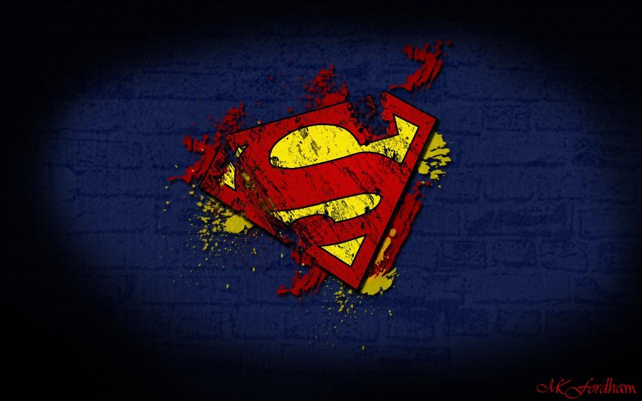 1280x800 Cool Superman Logo Wallpaper HD Image 2131. HD