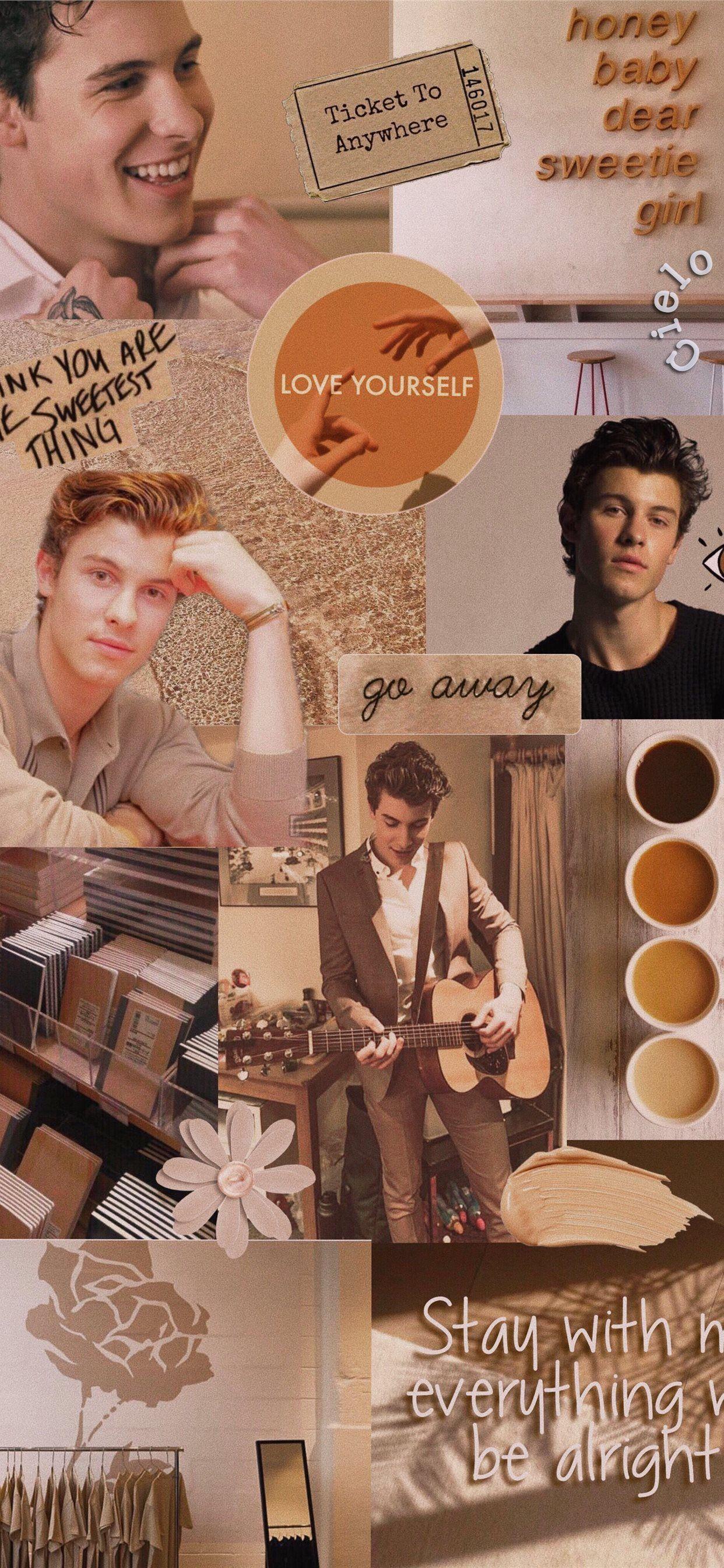 1242x2688 Shawn Mendes aesthetic beige iPhone Wallpaper Free Download
