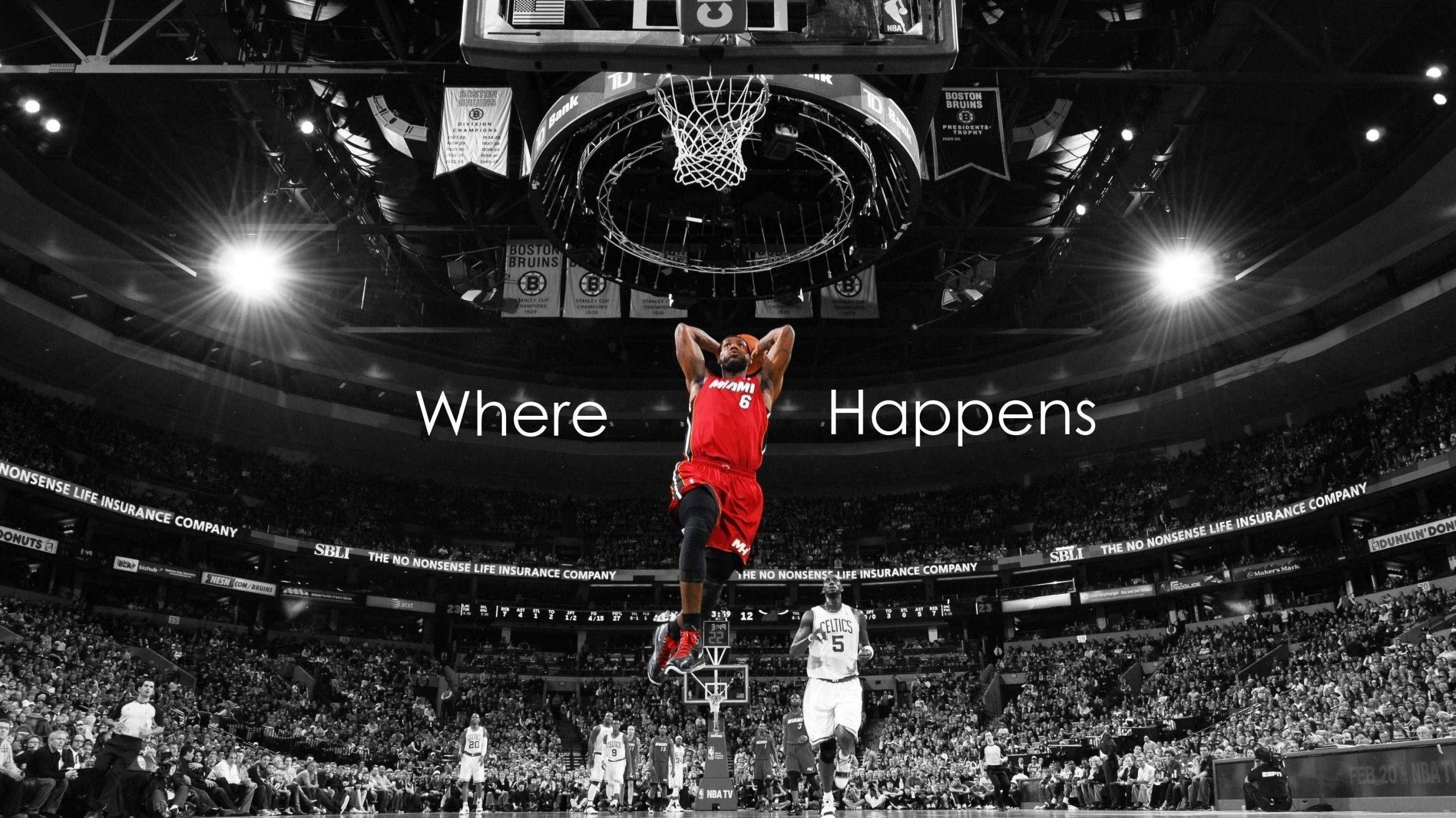 2560x1440 Wallpaper LeBron James, Monochrome, HD, Sports,. Wallpaper
