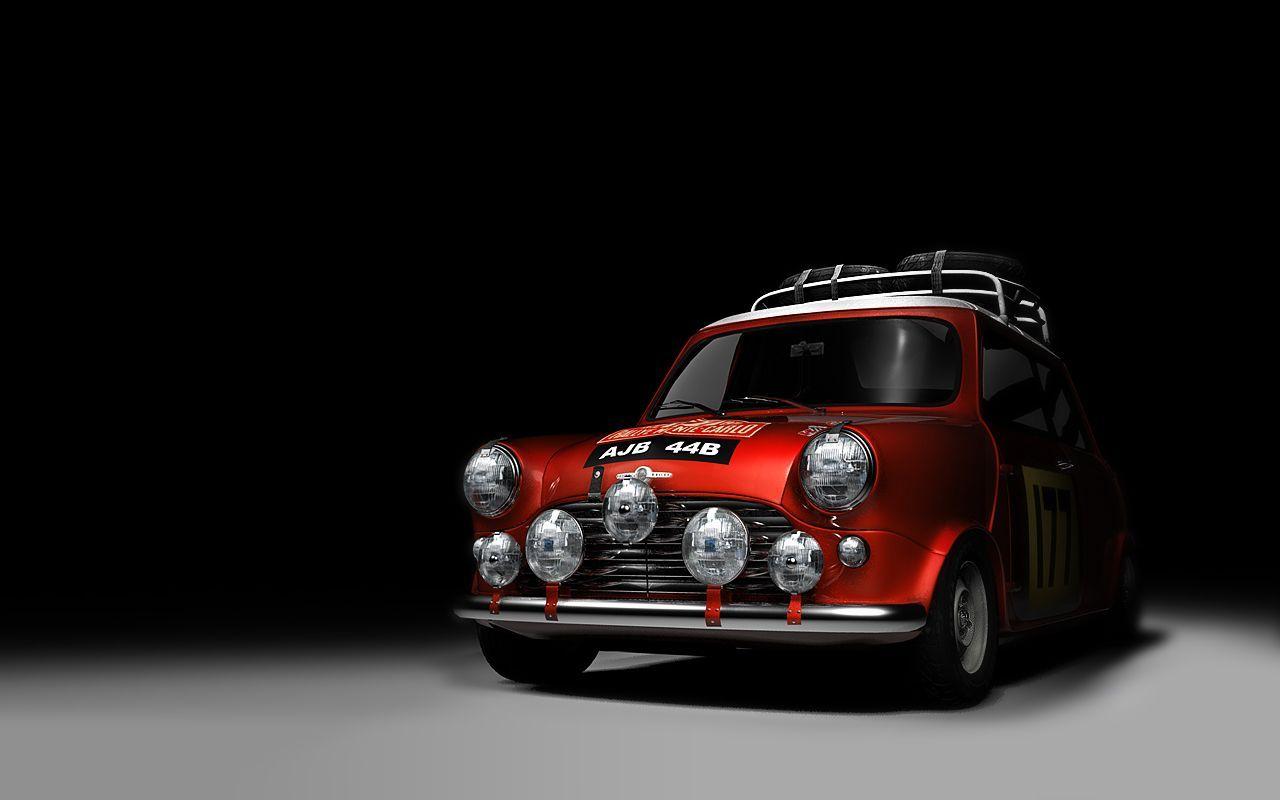 1280x800 Morris Mini Cooper Rally. Mini cooper wallpaper, Red mini