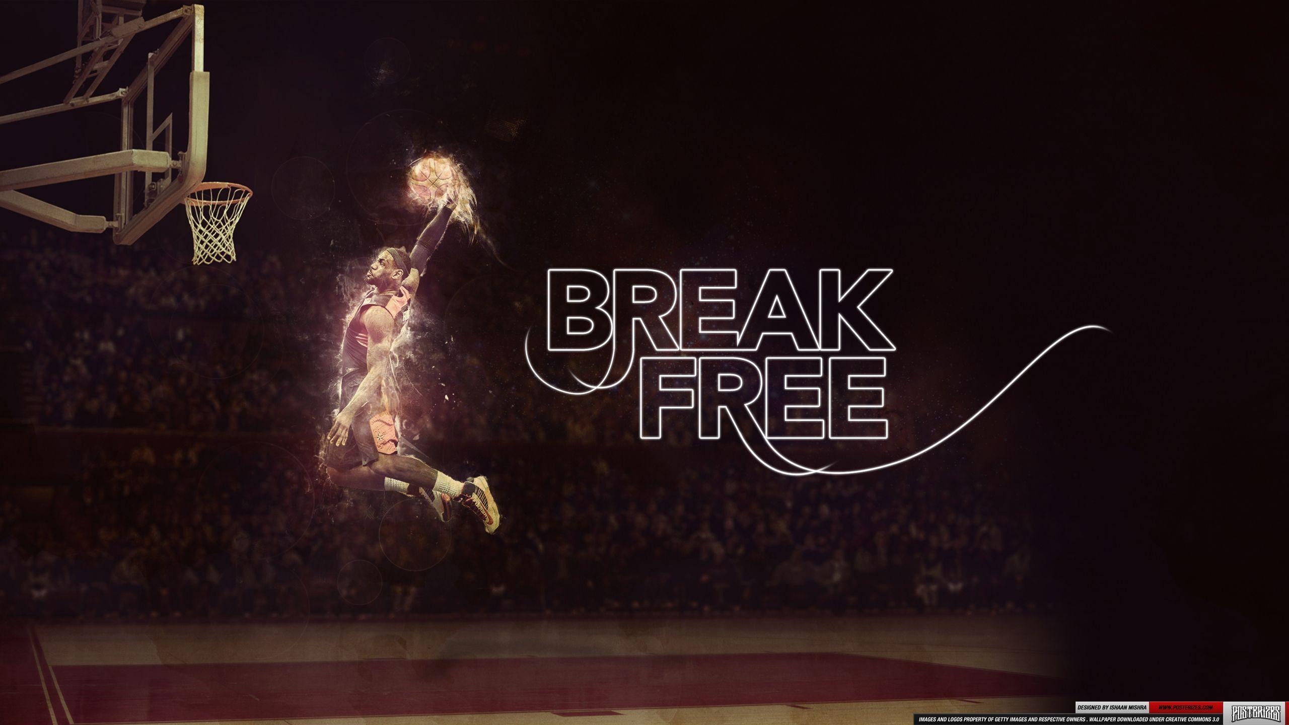 2560x1440 LeBron James Dunk Wallpaper HD. Lebron james cleveland, Lebron