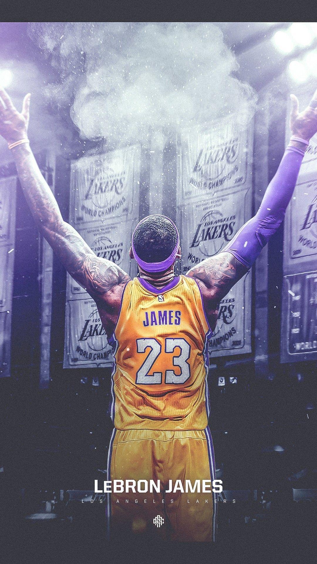 1080x1920 Lebron James LA Wallpaper Free HD Wallpaper