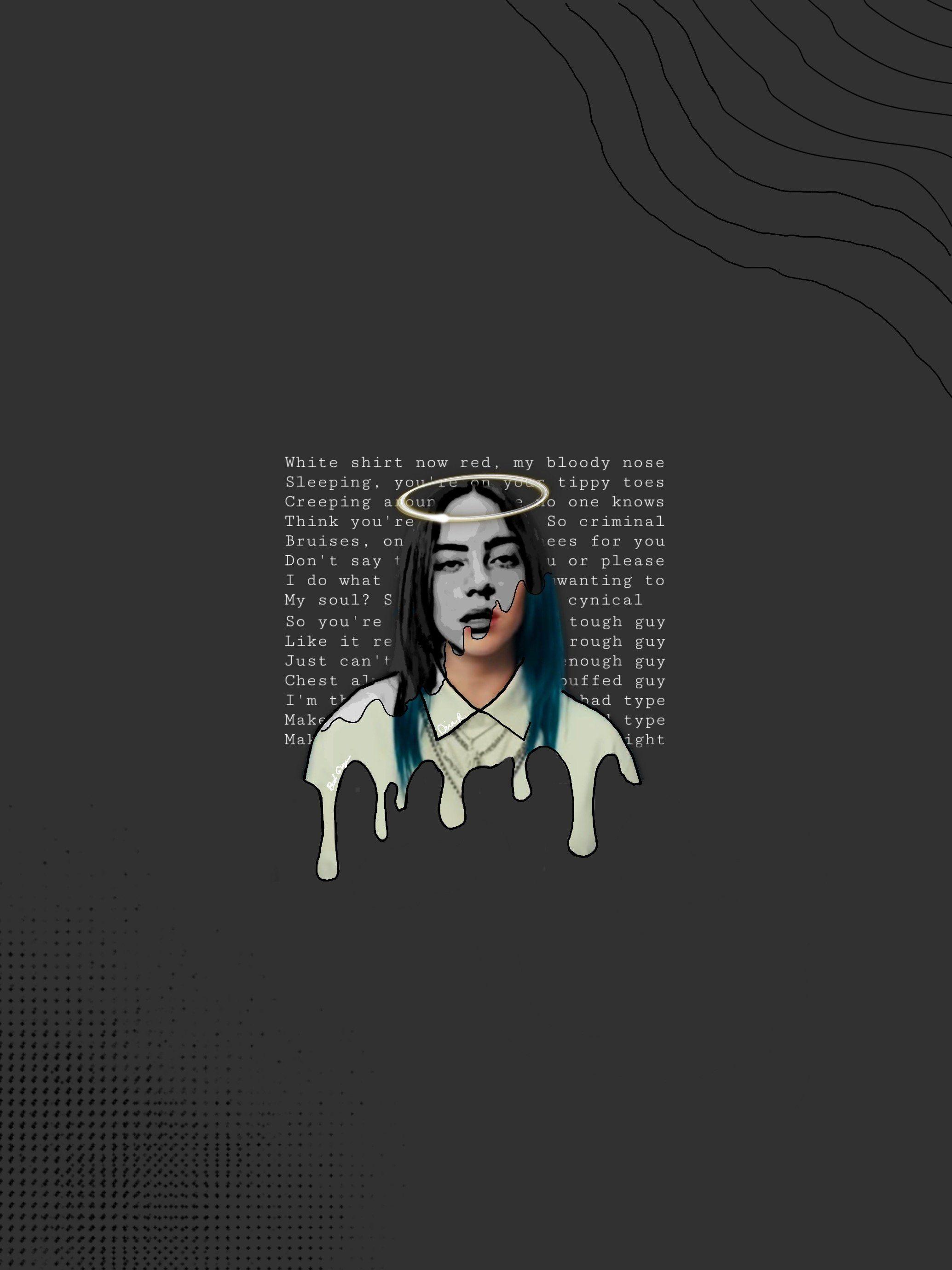 2069x2759 Billie Eilish Bad Guy Wallpaper HD
