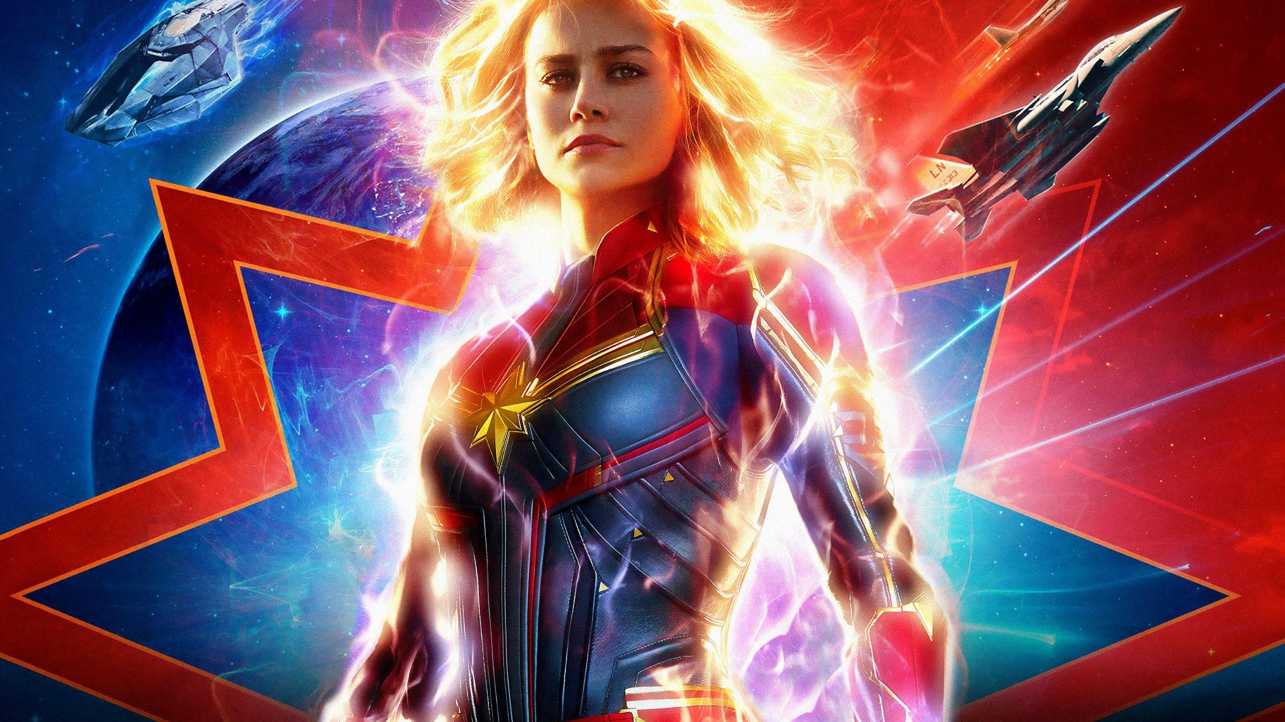 2560x1440 Download wallpaper: Captain Marvel 2019 2560x1440