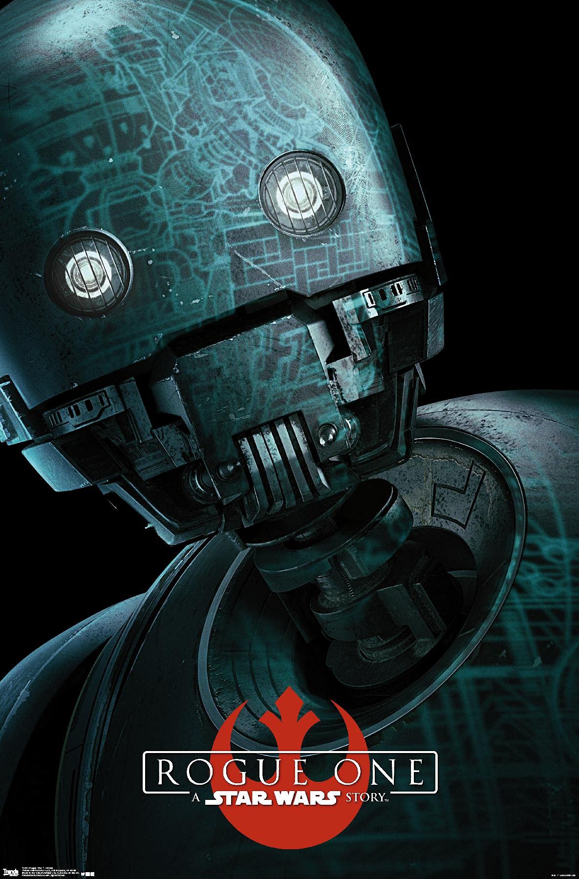 1185x1800 Trends International Star Wars: Rogue One One Sheet Wall Poster, 22.375 x Premium Unframed Version: Posters & Prints