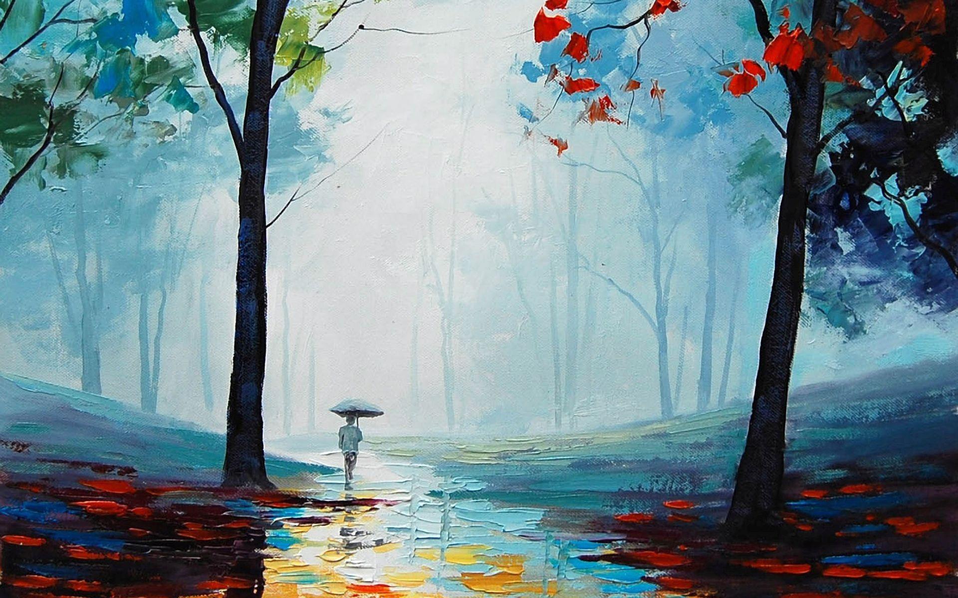 1920x1200 the autumn rain Desktop wallpaper 1920x1200
