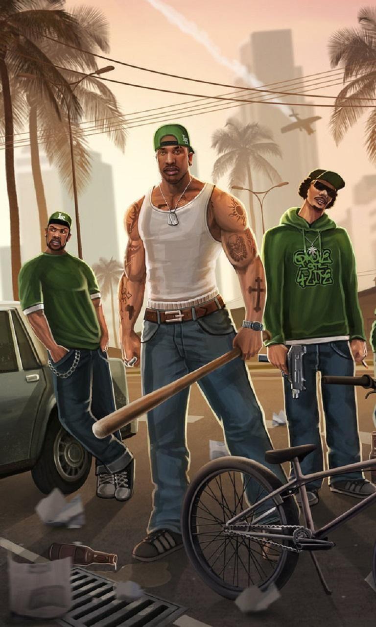 768x1280 GTA Rap Wallpaper