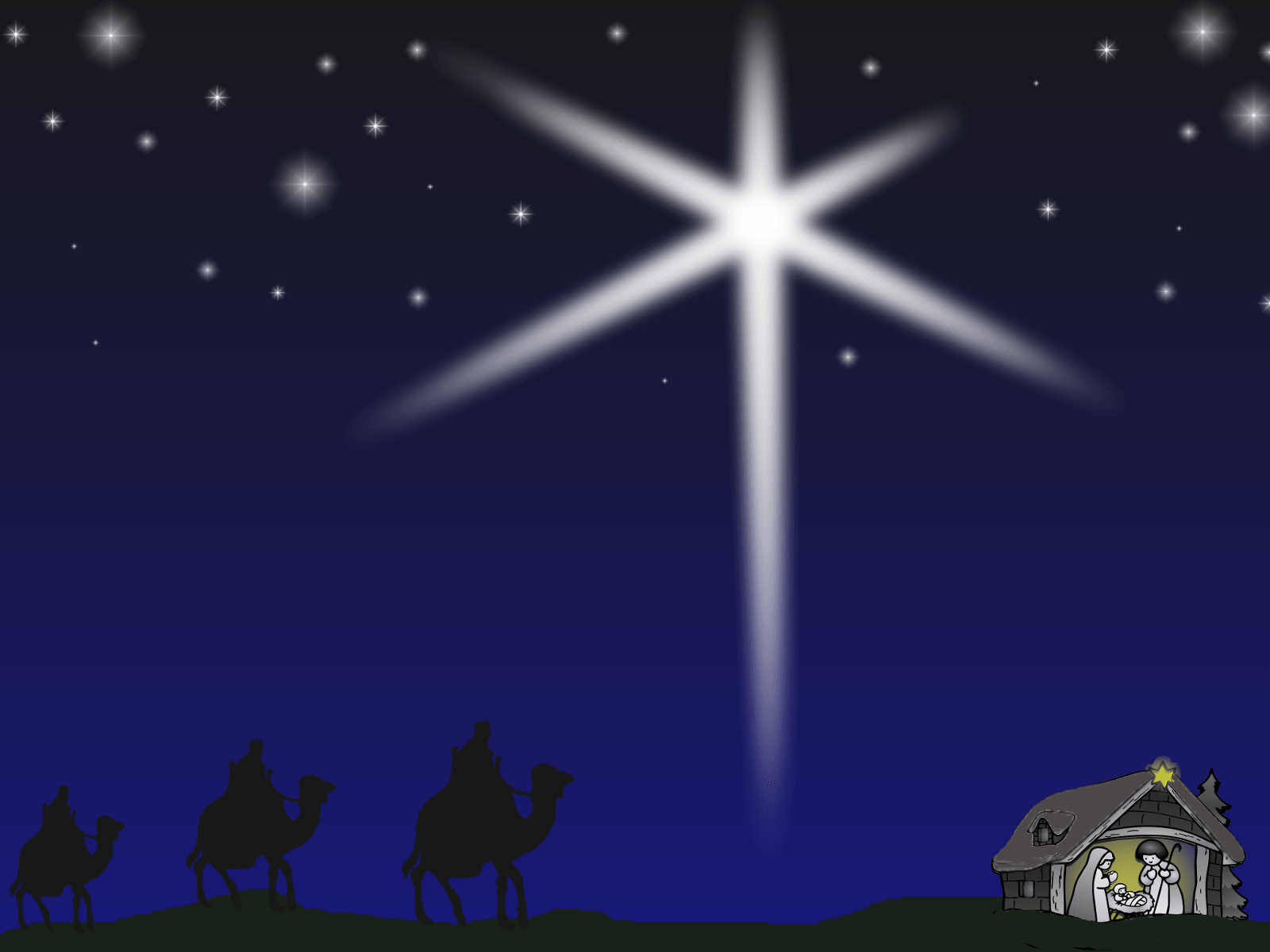 1600x1200 Free Christmas Nativity Wallpaper