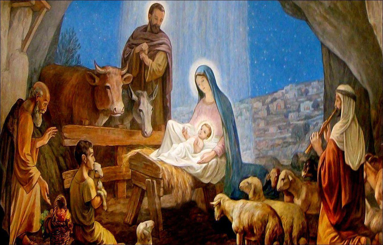 1318x844 Nativity Wallpaper