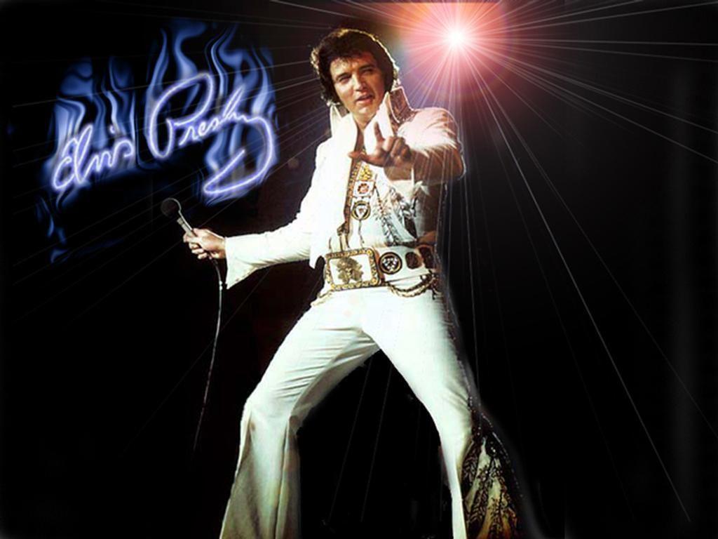 1024x768 Cool Elvis Presley Background HD Wallpaper