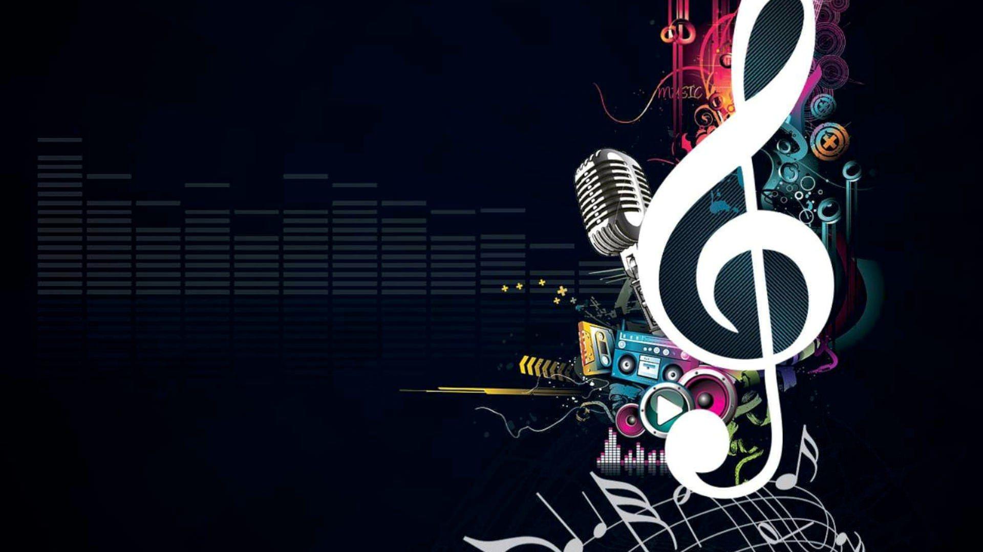 1920x1080 Microphone 3D Wallpaper