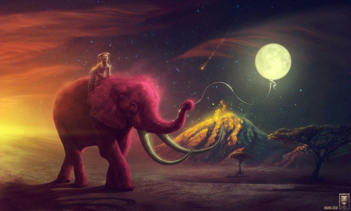 Pink Elephant Wallpapers Top Free Pink Elephant Backgrounds Wallpaperaccess