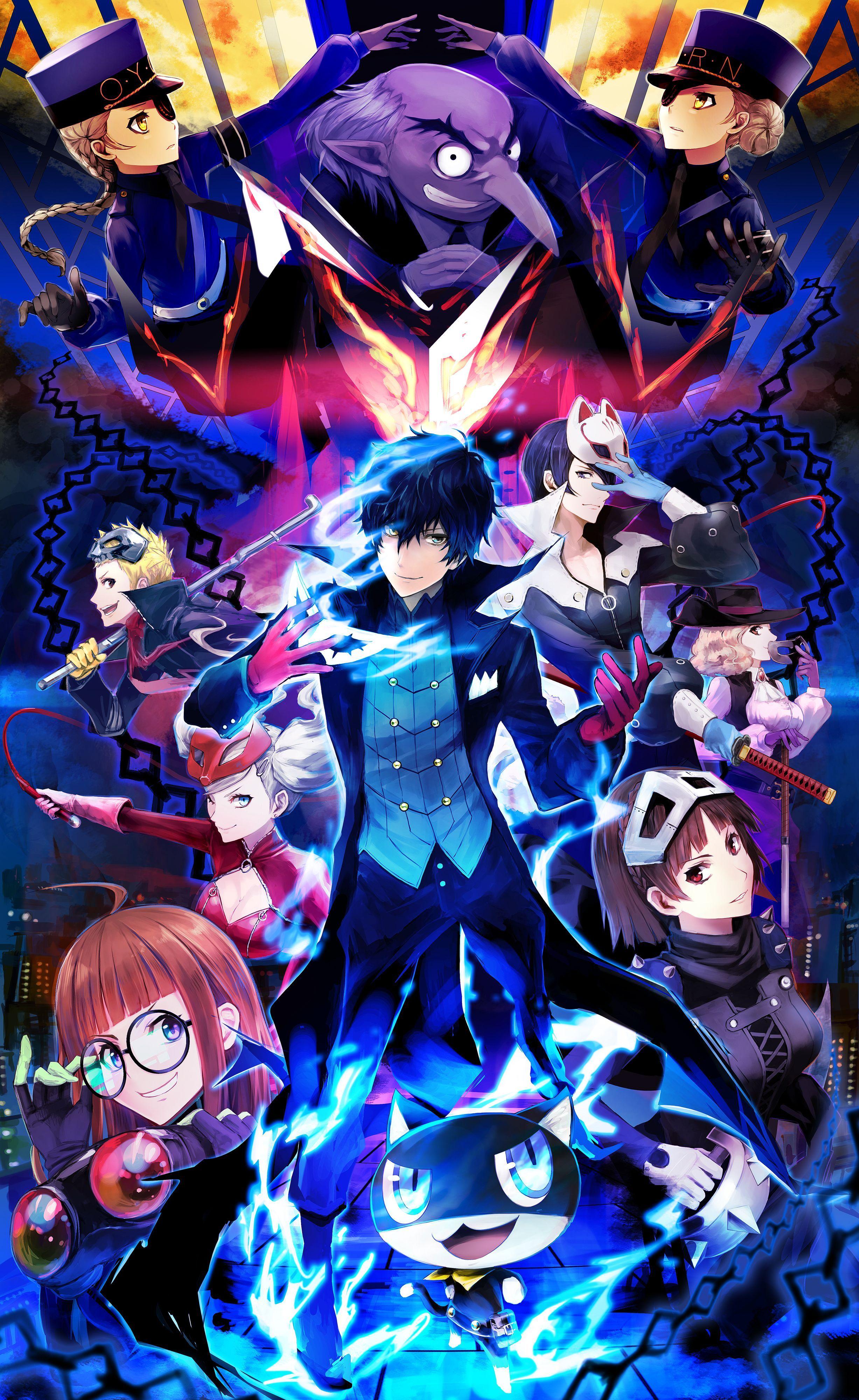 2454x4000 Persona 5 Phantom Thieves