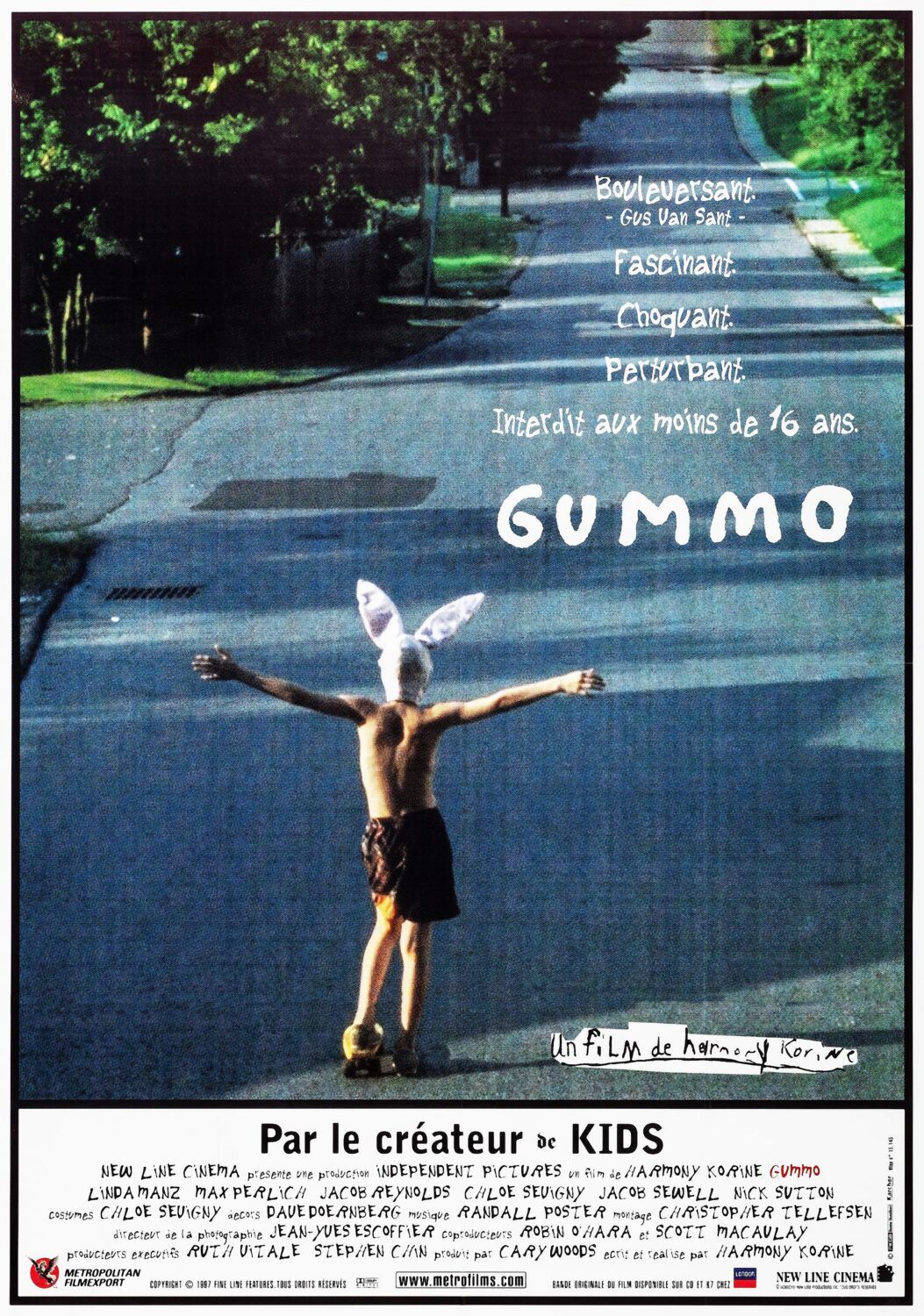 1053x1500 Gummo Movie Poster 90's Vintage Poster Print
