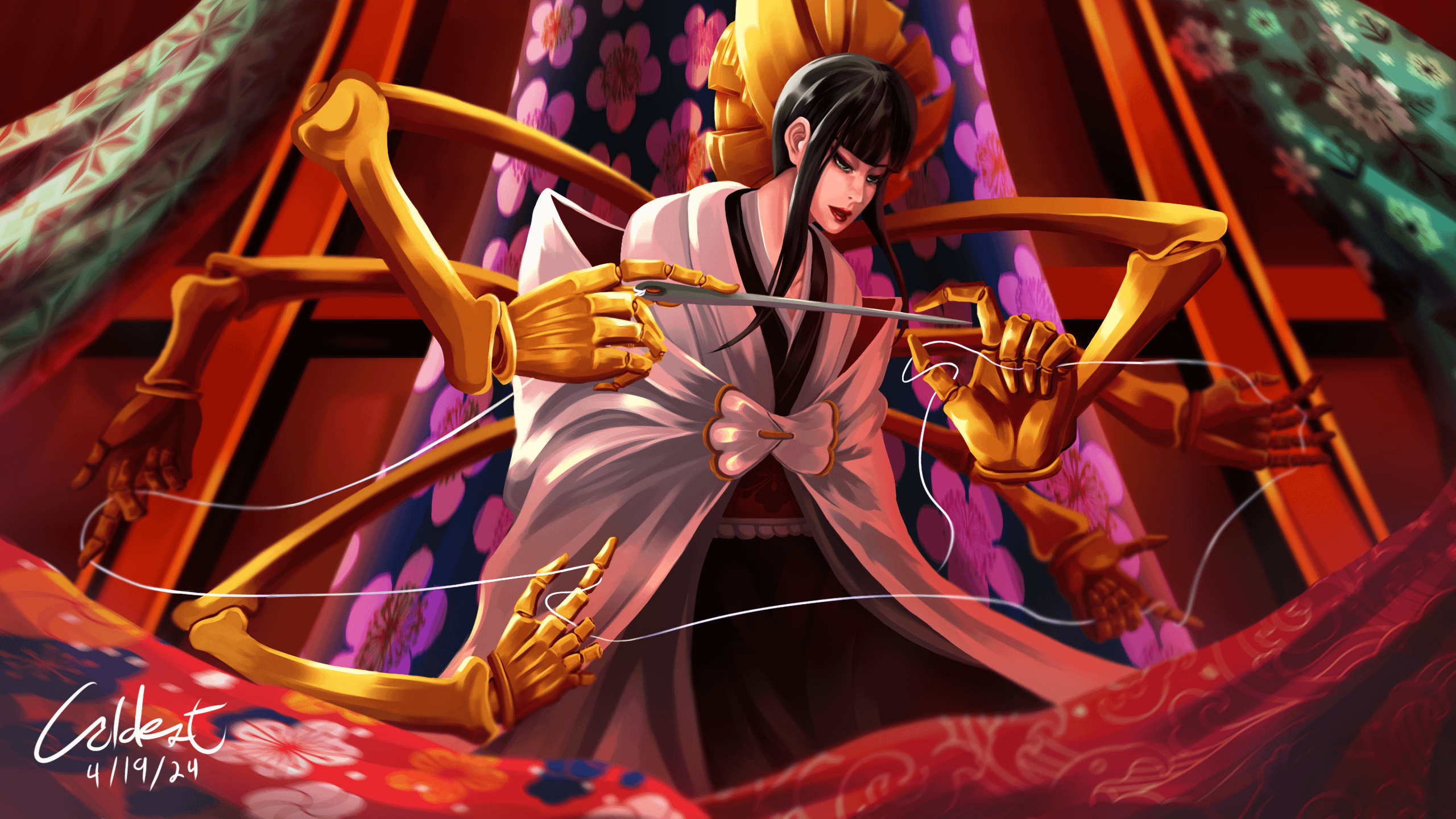 2560x1440 I finally finished this Senjumaru fanart since my semester just ended!