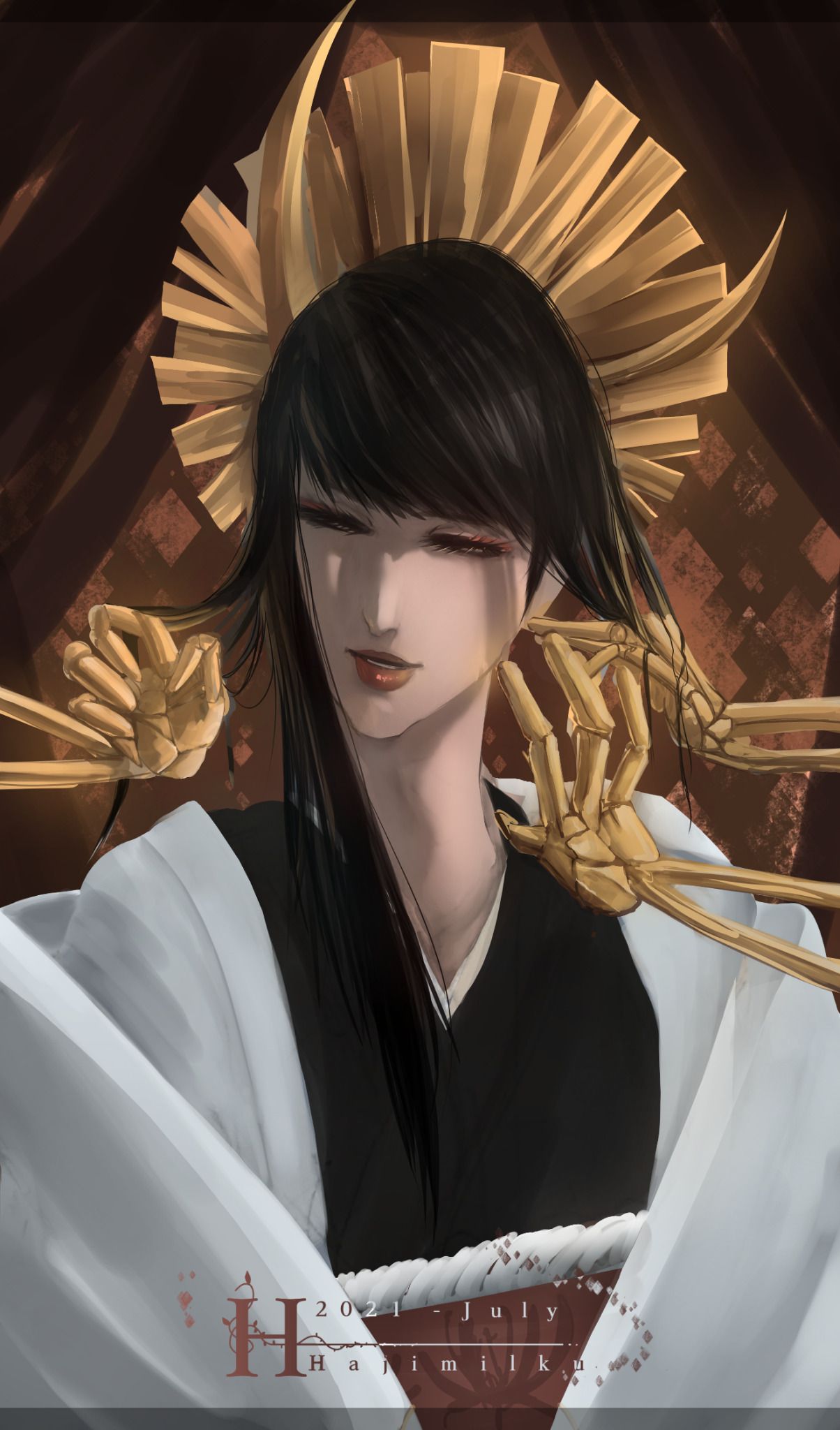 1204x2048 Senjumaru Shutara from Bleach!