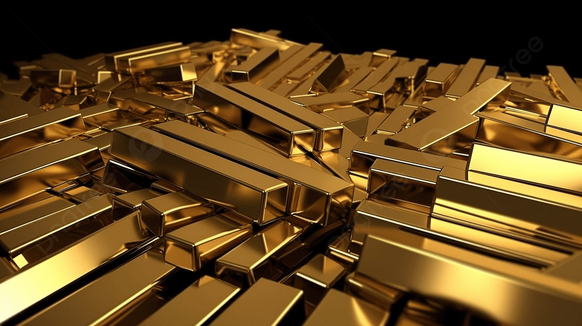 1200x673 An Image Of A Pile Of Gold Bars On A Black Background Photo And Picture For Free Download