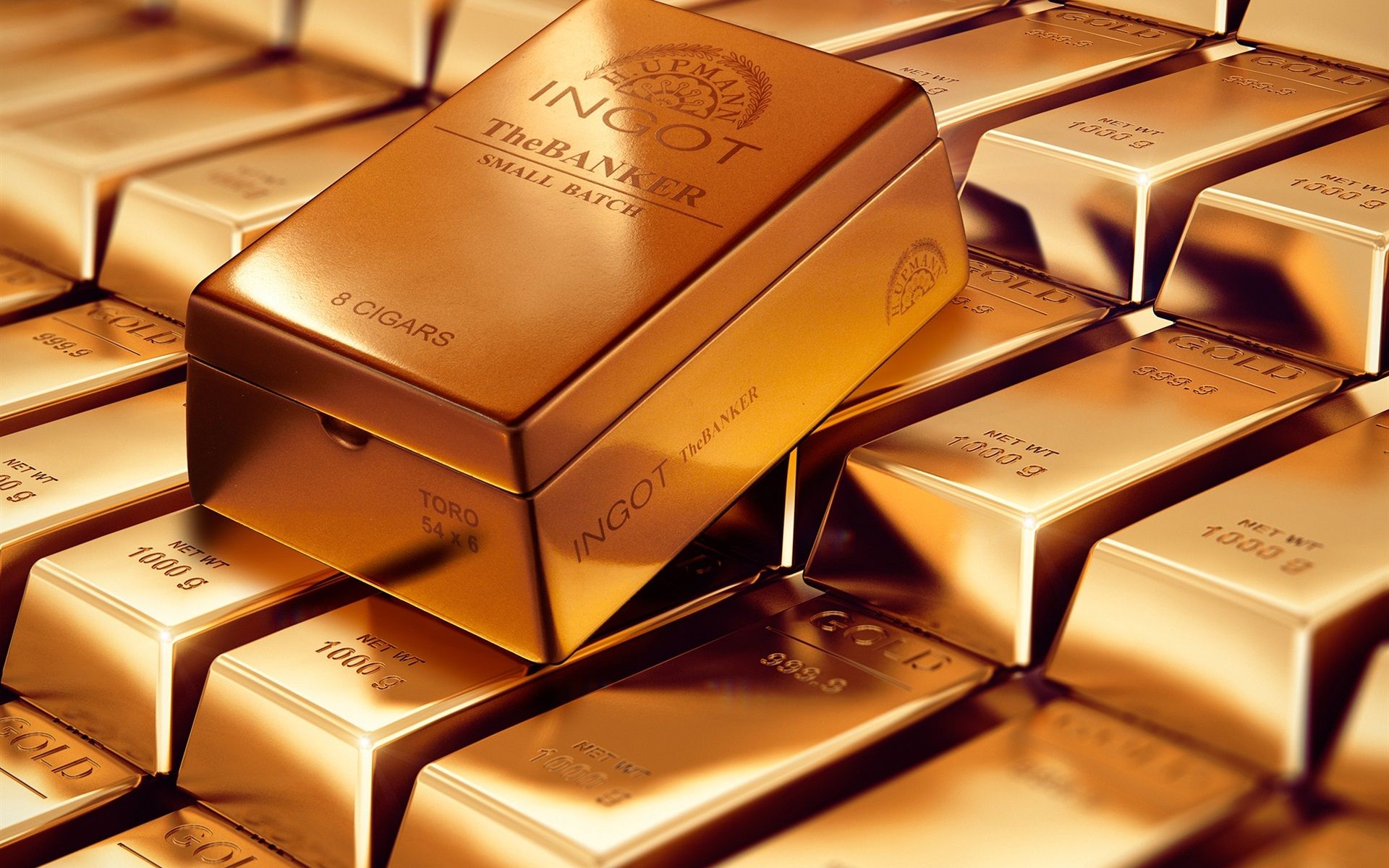 1920x1200 Wallpaper Gold bars, precious metal 1920x1200 Picture, Image