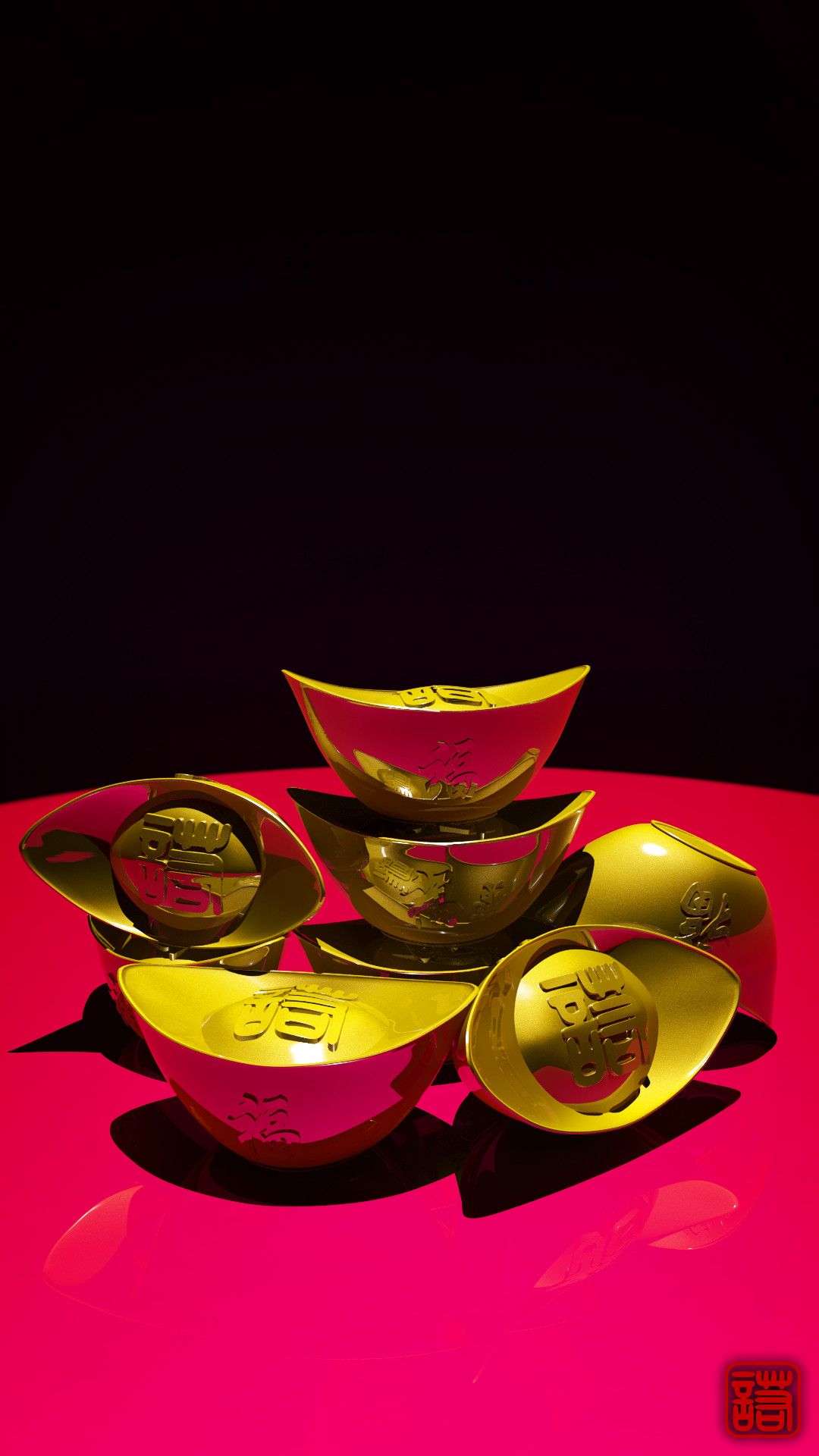 1080x1920 Chinese Gold Bar / Yuanbao