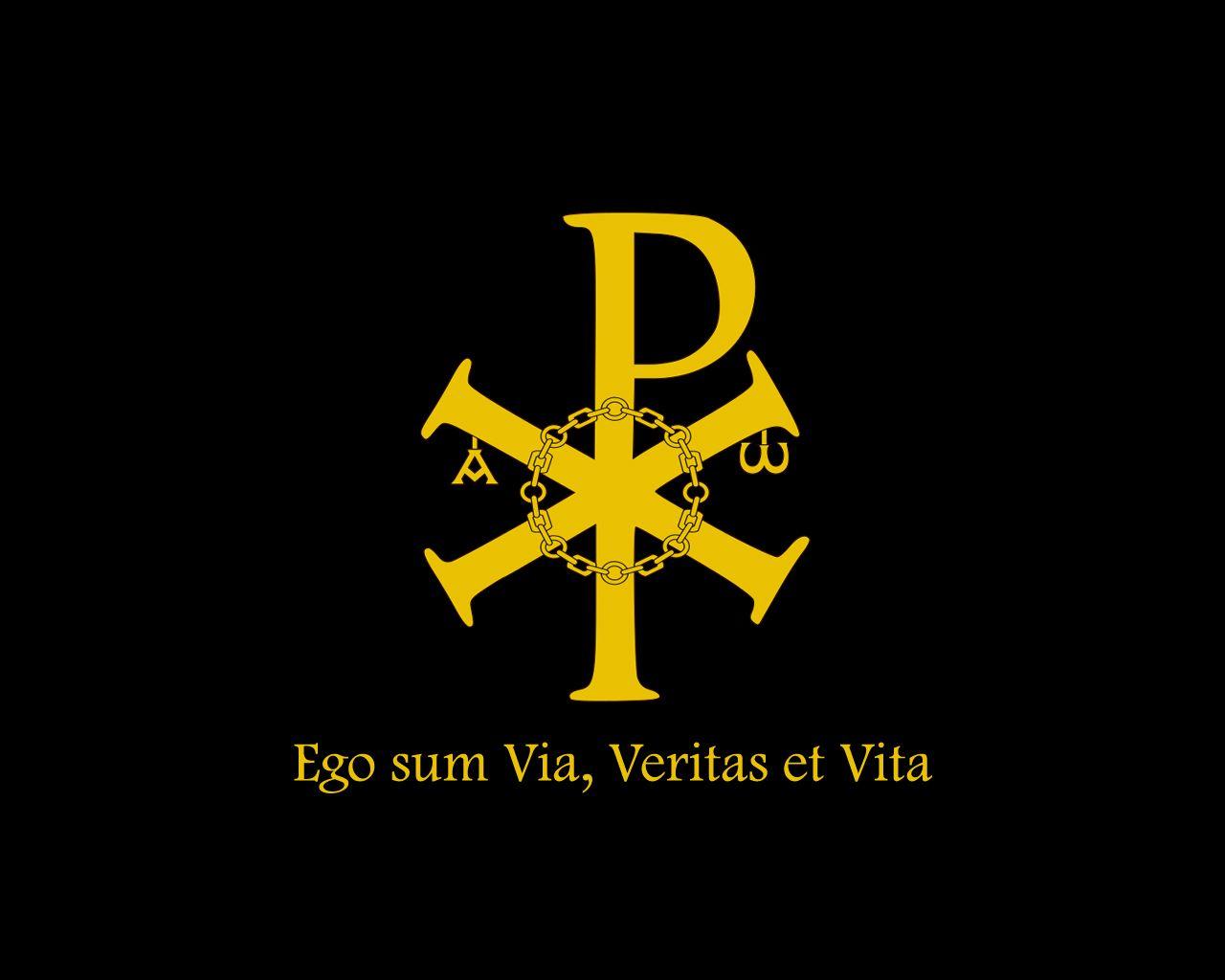 1280x1024 Chi Rho Wallpaper