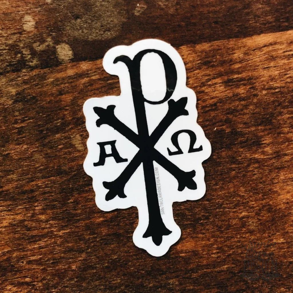 1024x1023 Chi Rho Sticker