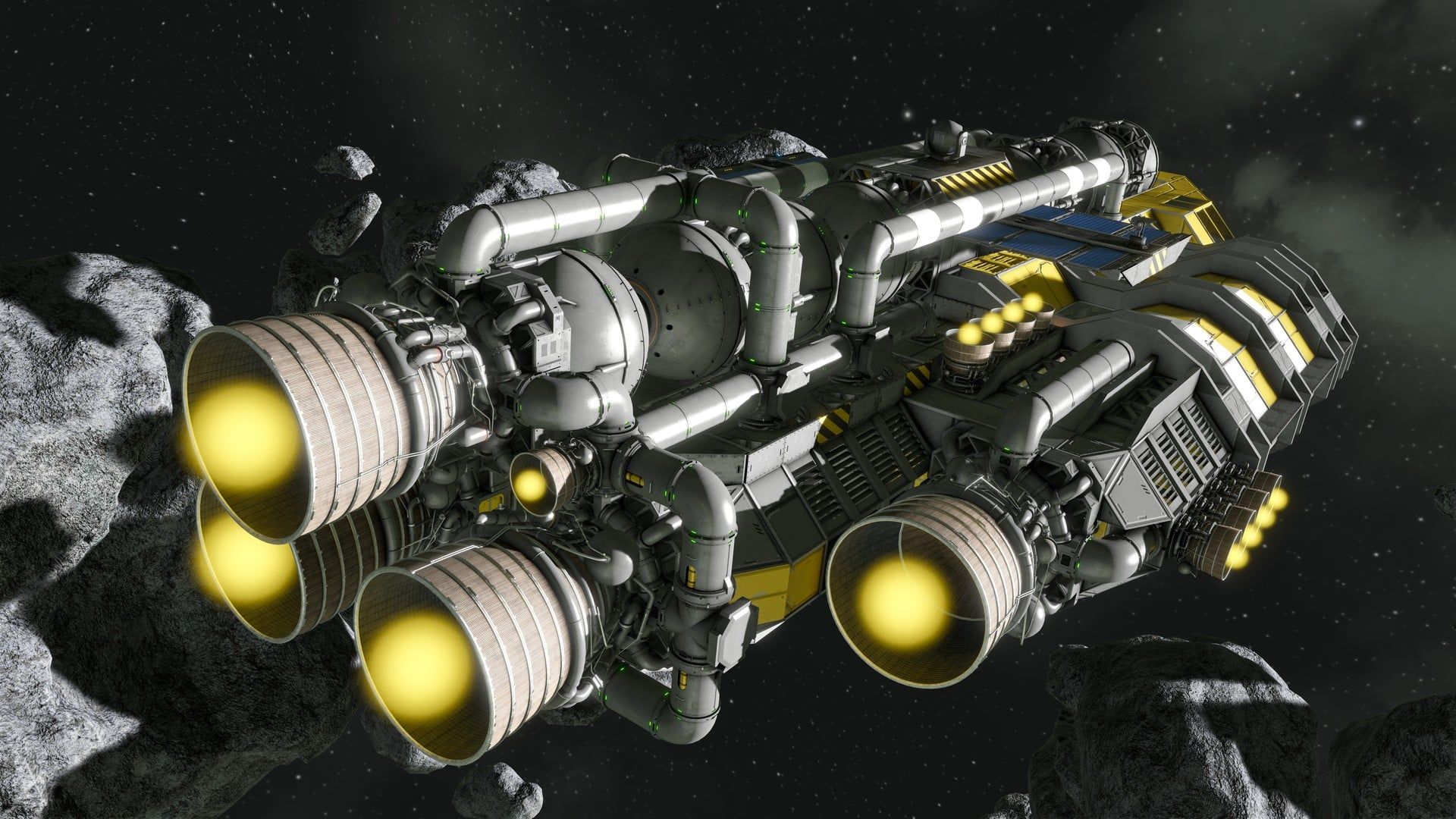 1920x1080 Is There A Blueprint For This Ship On The Workshop? It Was A Promotional Image For The Heavy Industry Dlc Update