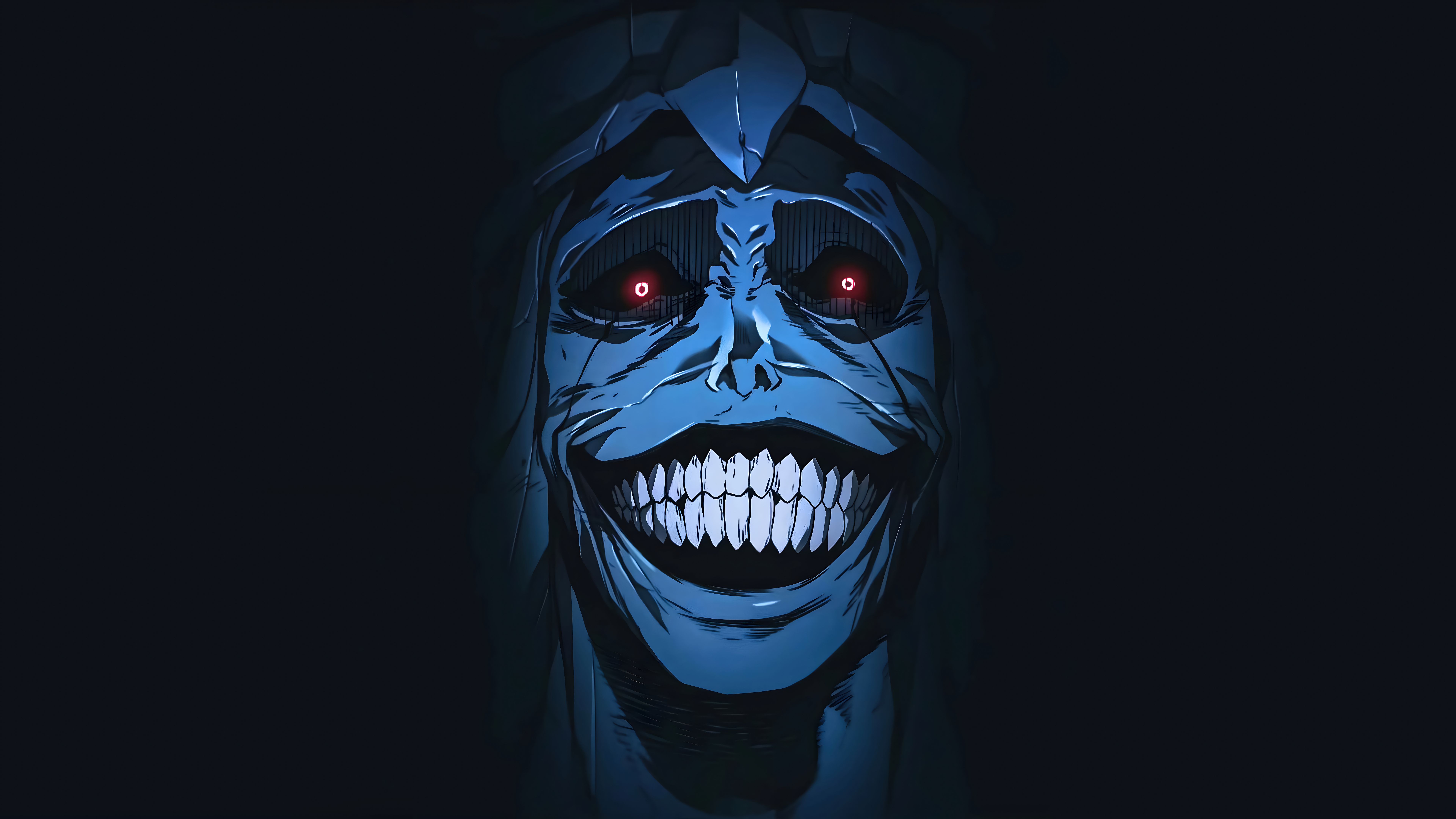 7680x4320 Solo Leveling Statue of God Grin Smile Wallpaper 4K 8K HD PC