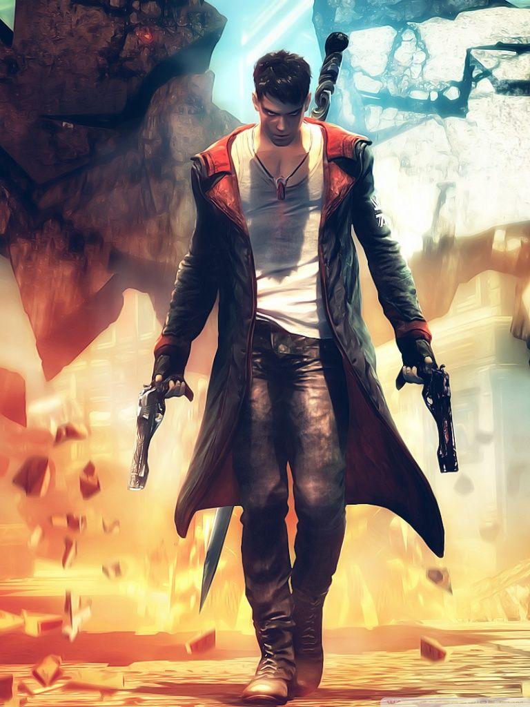 Mobile wallpaper: Devil May Cry, Video Game, Dante (Devil May Cry), Grey  Hair, Devil May Cry 5, 463039 download the picture for free.