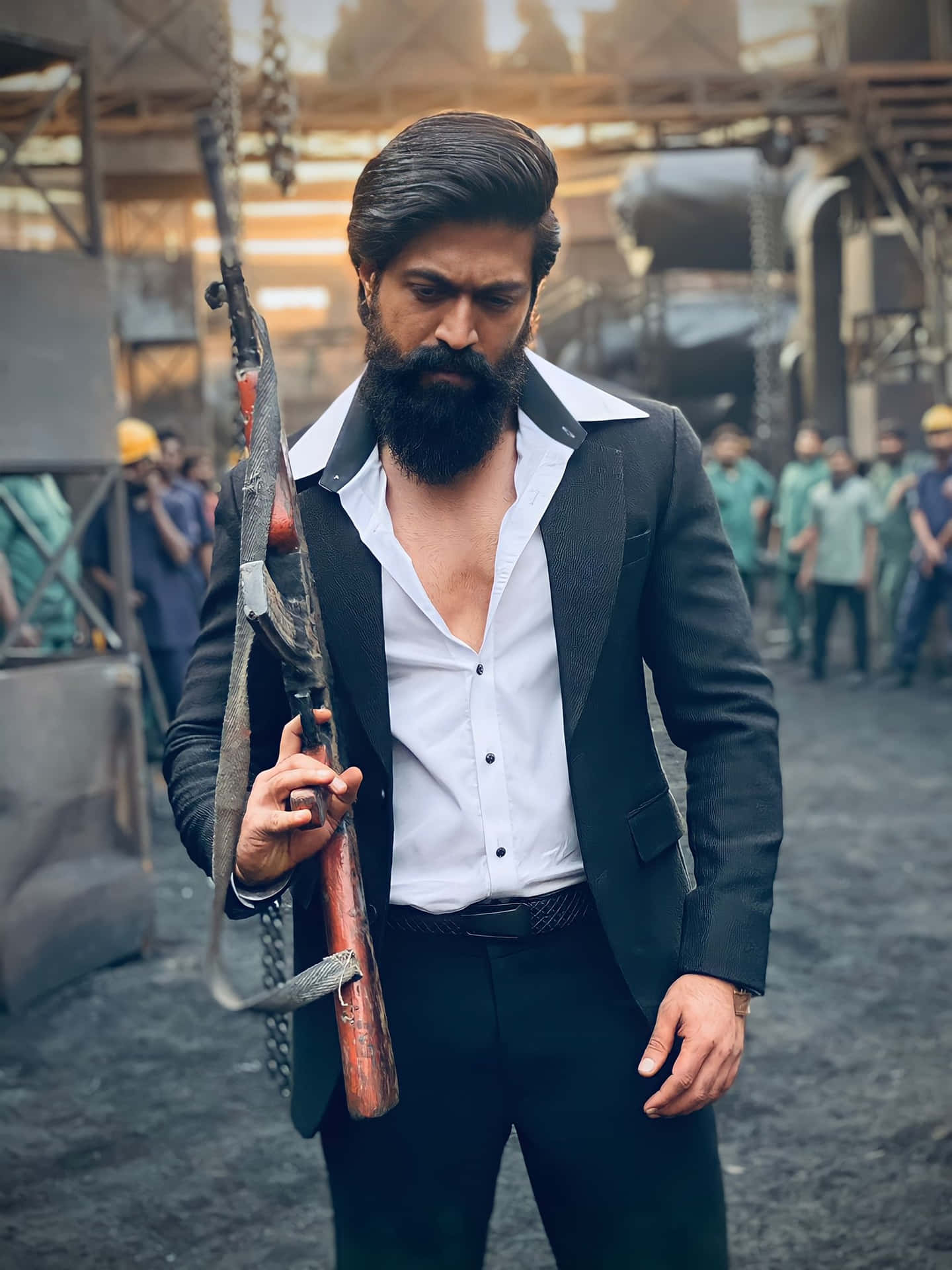 1440x1920 Download Rocky Bhai Strikes Back in KGF Chapter 2