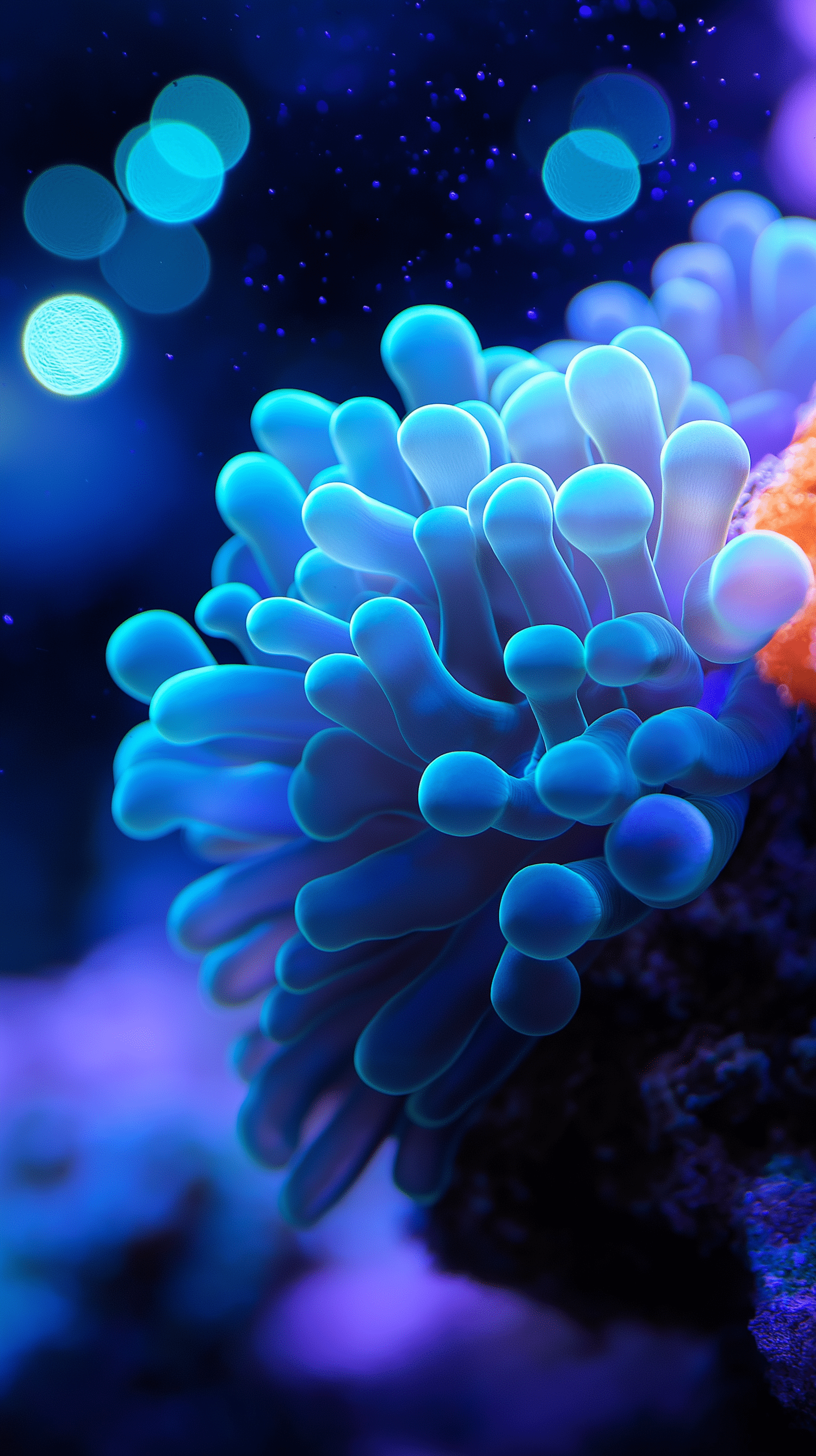 1500x2676 Ethereal Blue Sea Anemone Photo on Lummi