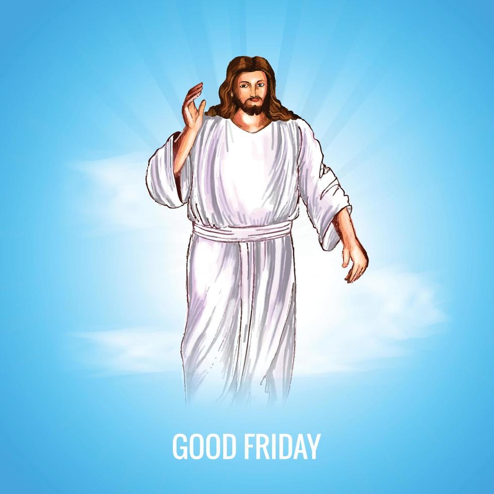 980x980 Jesus christ the son of god for good friday card background