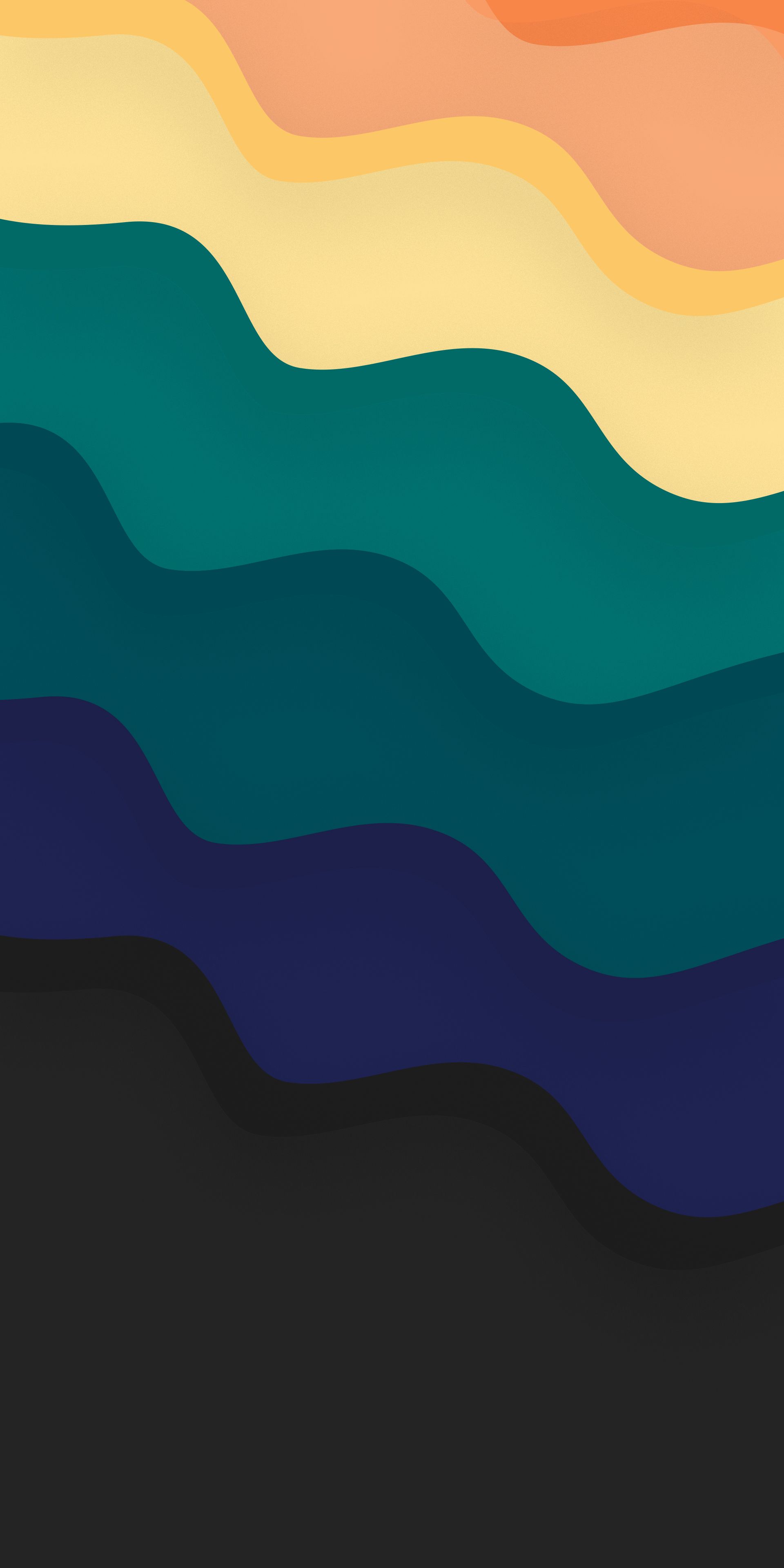 1920x3840 Wallpaper Orange, Aqua, Meter, Azure, Textile, Background Free Image