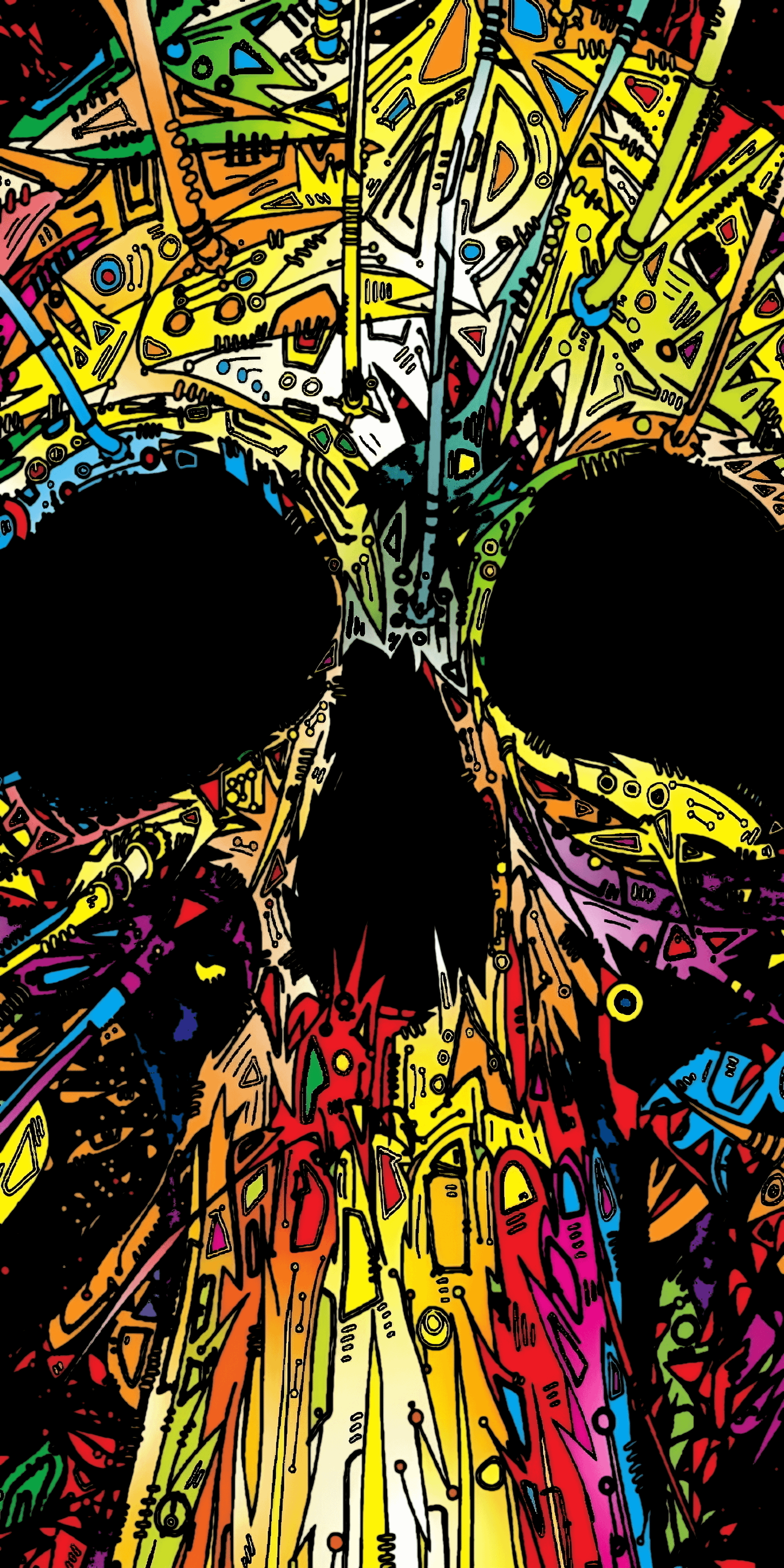 1920x3840 Abstract Skull [1920x3840]