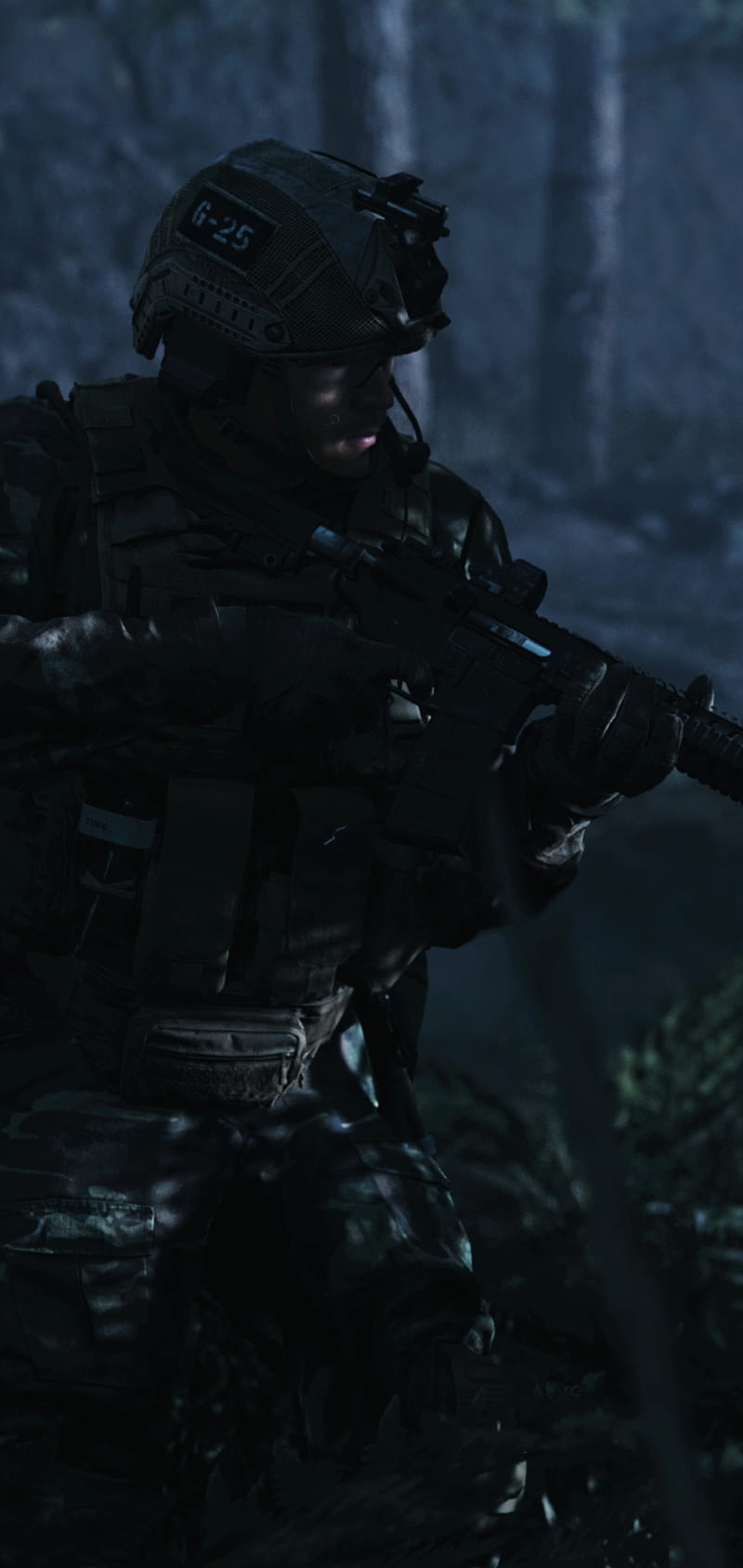 800x1689 Going Dark, 2019 call of duty, military, modern warfare, night time, shooter, HD phone wallpaper