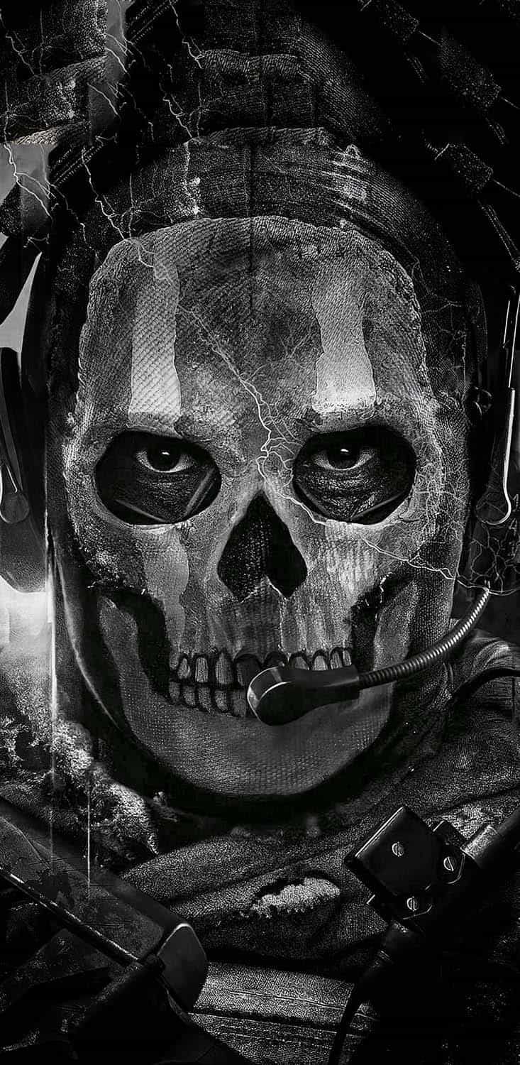733x1500 COD Ghost iPhone Wallpaper HD