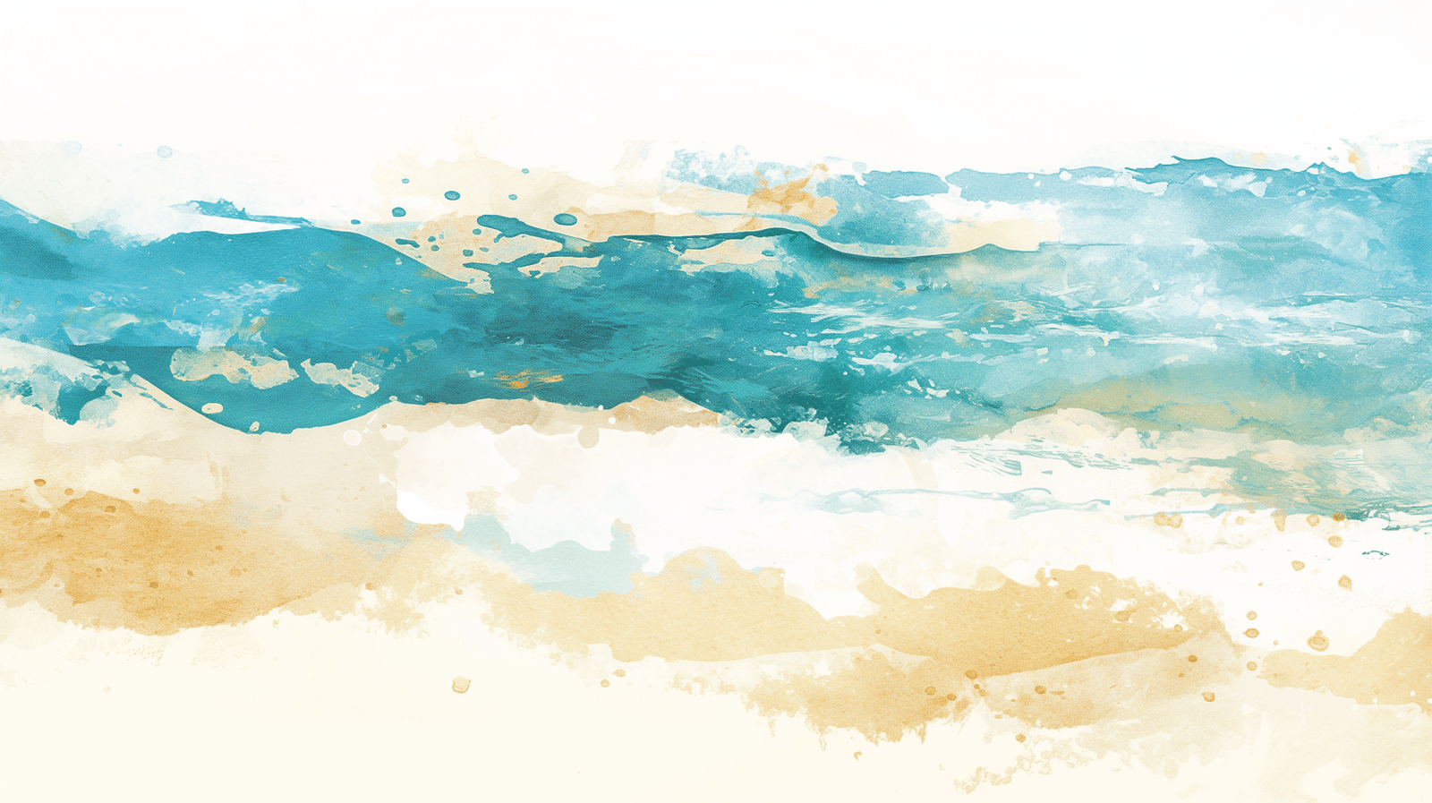 1600x897 Sea and Beach Mural Wallpaper