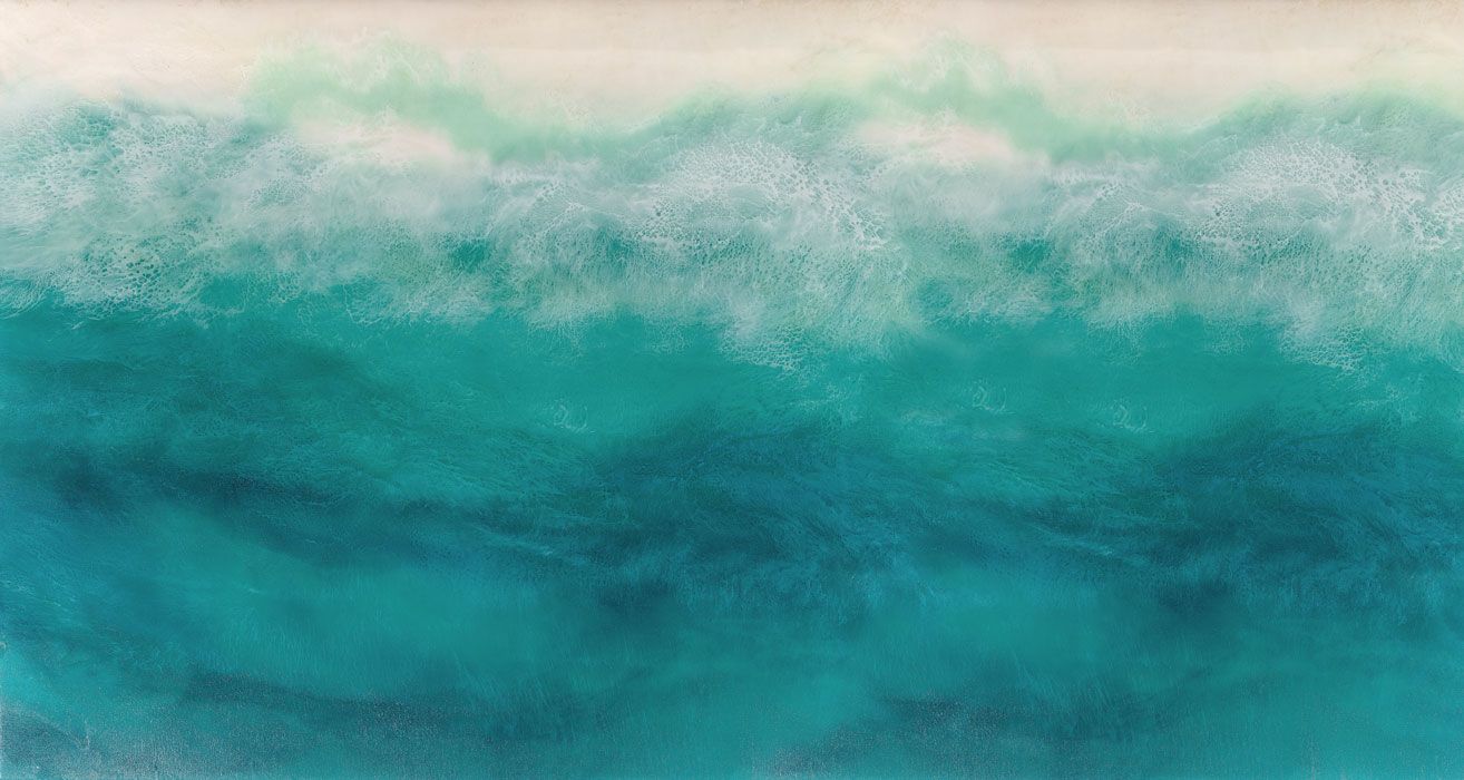 1314x700 Blue Abstract Sea Wallpaper Mural