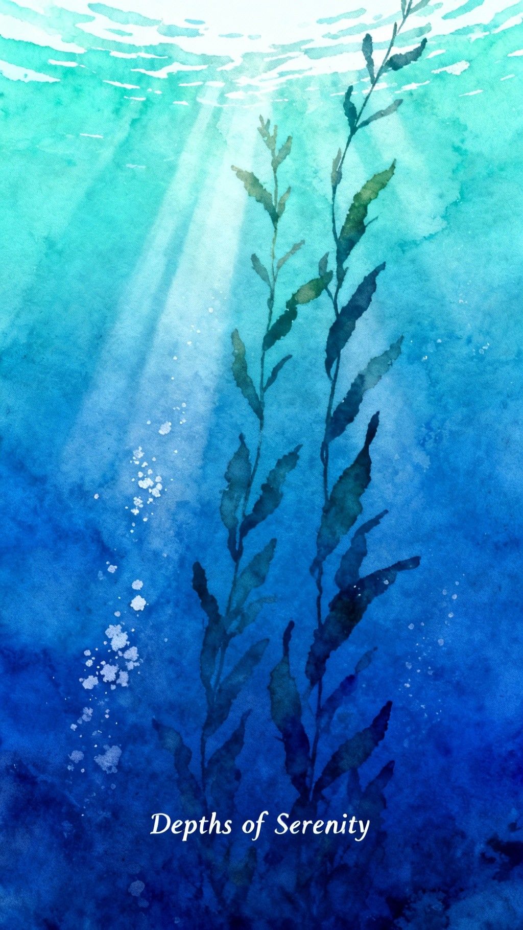 1024x1820 Free Underwater Blue Tranquility Image, Ocean, Underwater