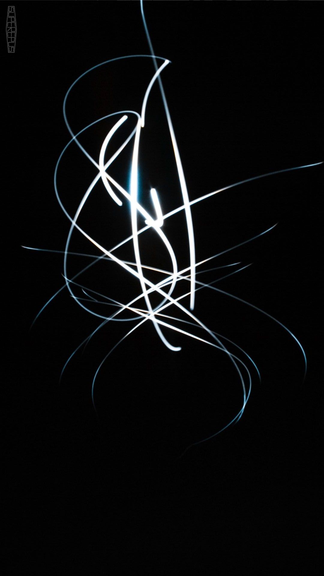 1080x1920 Neon White Wallpaper