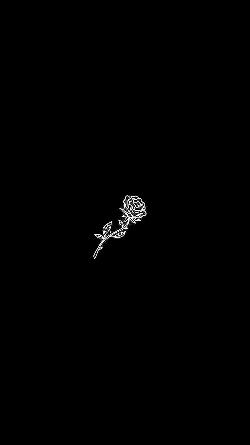 800x1422 HD white neon wallpaper