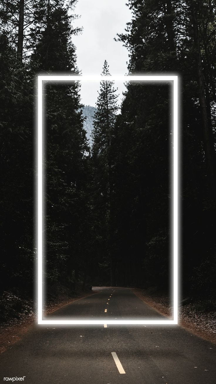 736x1308 Download premium psd / image of White neon nature frame mobile phone wallpaper by Teddy about instagram story background wood, instagram story neon frame, neon lights phone screen wallpaper, neon wallpaper, and