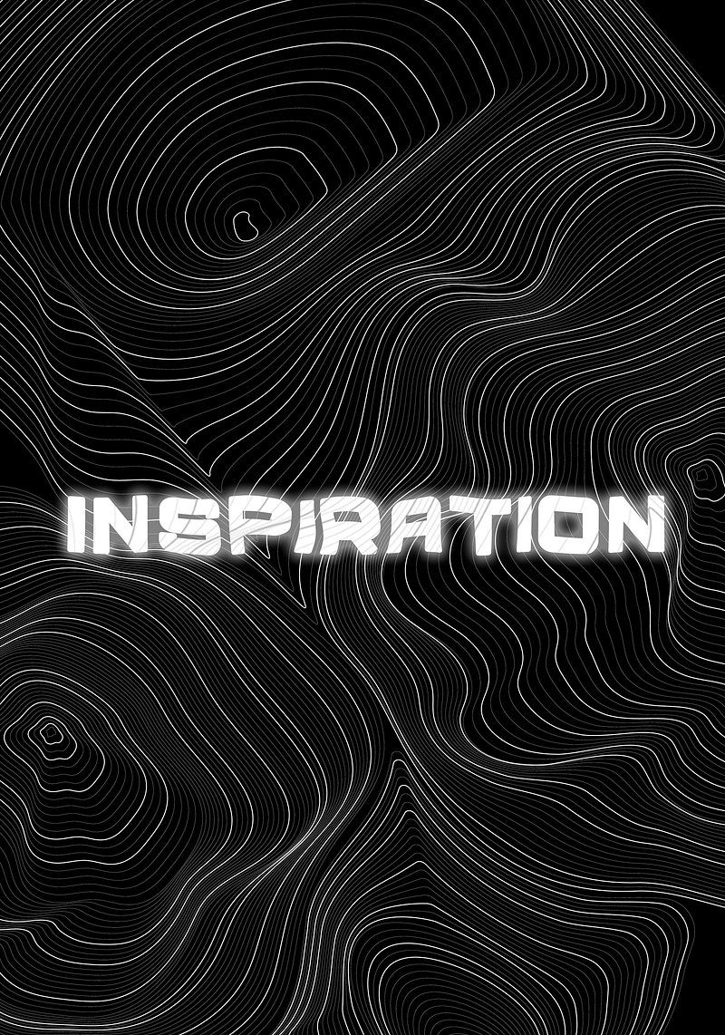 800x1142 White neon future word topographic