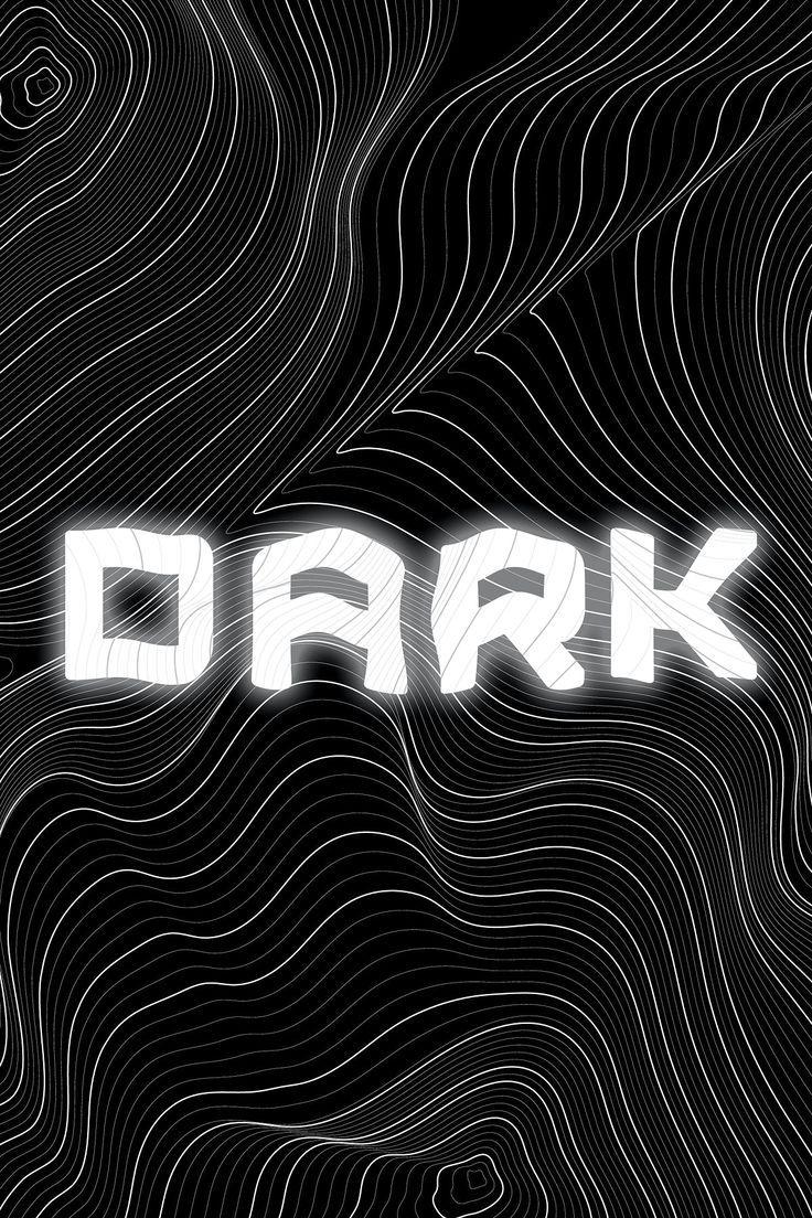 736x1104 Download premium image of White neon dark word topographic typography on a black background by paeng about white neon dark word topographic, no light, neon, dark, and illustration 2468730