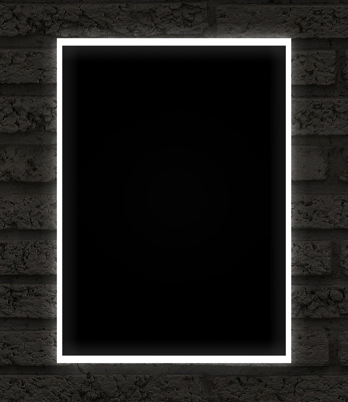 1107x1280 Download Frame Black Neon. Royalty Free Stock Illustration Image