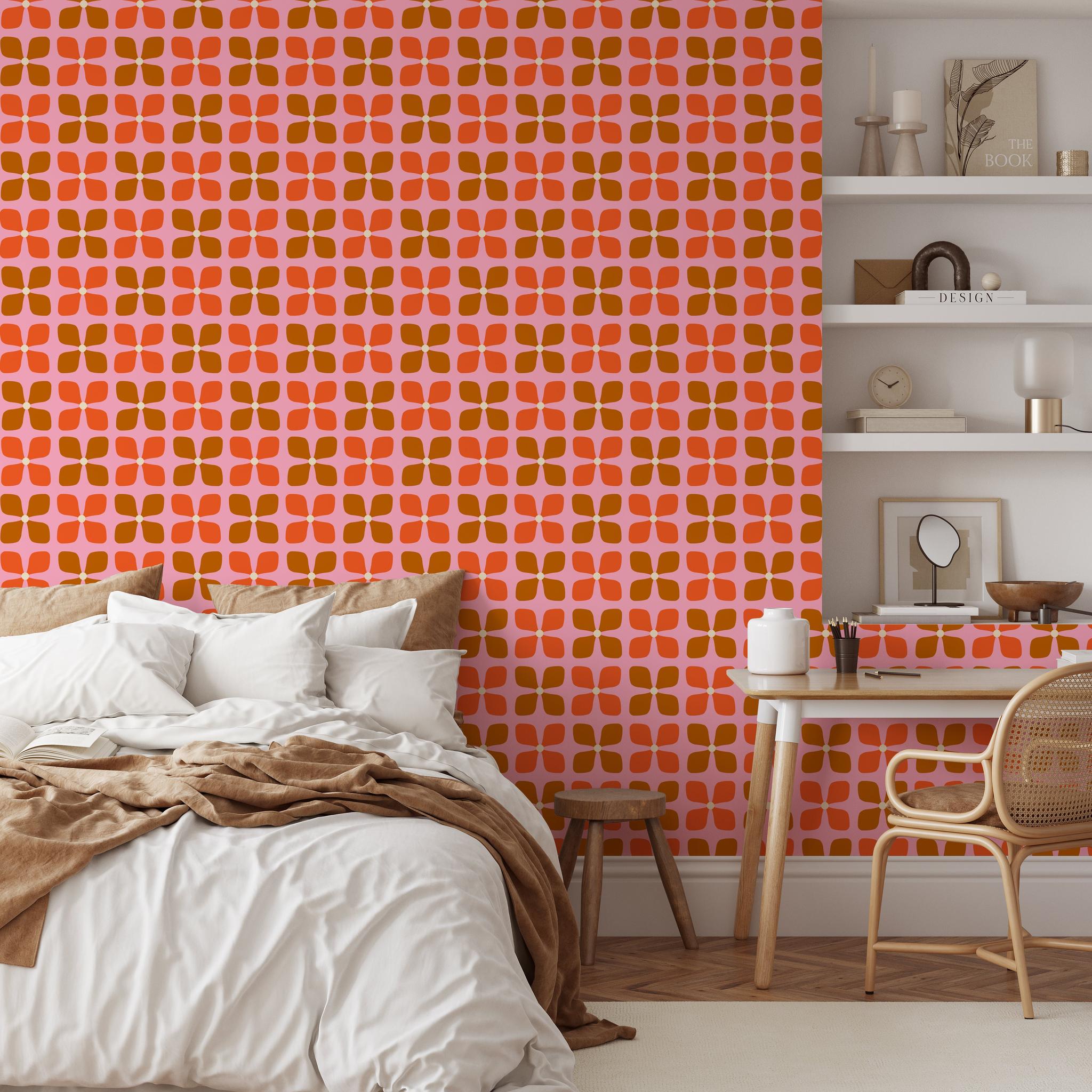 2048x2048 Jackie Floral Wallpaper Peel & Stick / 12 ft (h) x 19