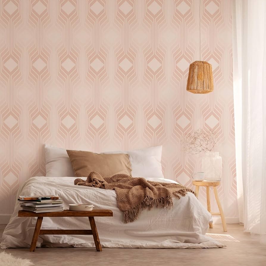 894x894 A.S. Création Retro Wallpaper 70s Vintage Graphic Beige Cream Non Woven Wallpaper Retro Chic 395325 8.50 M X 0.53 M Made In Germany