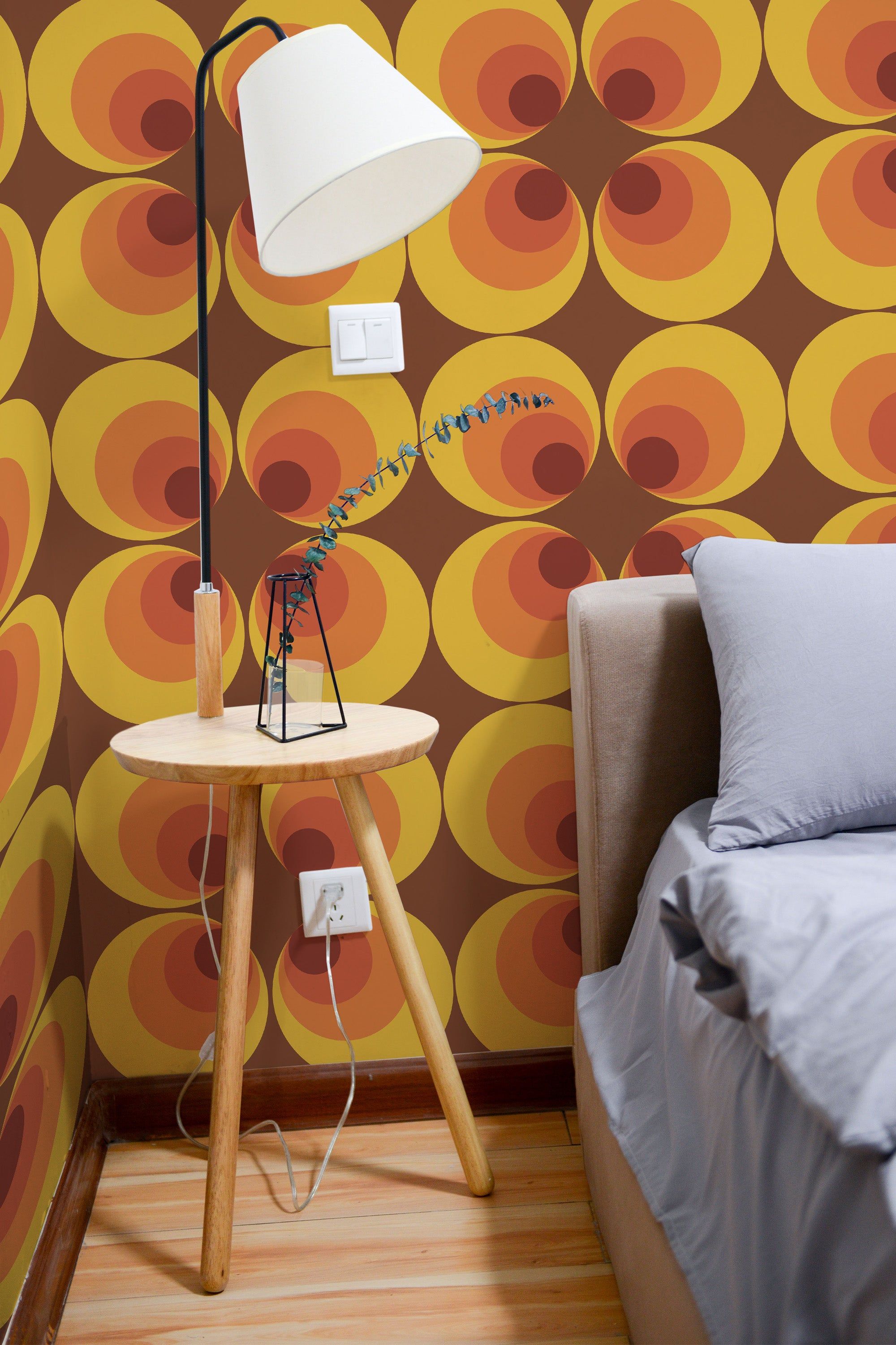 2000x3000 Geometric retro Peel and Stick Removable Wallpaper