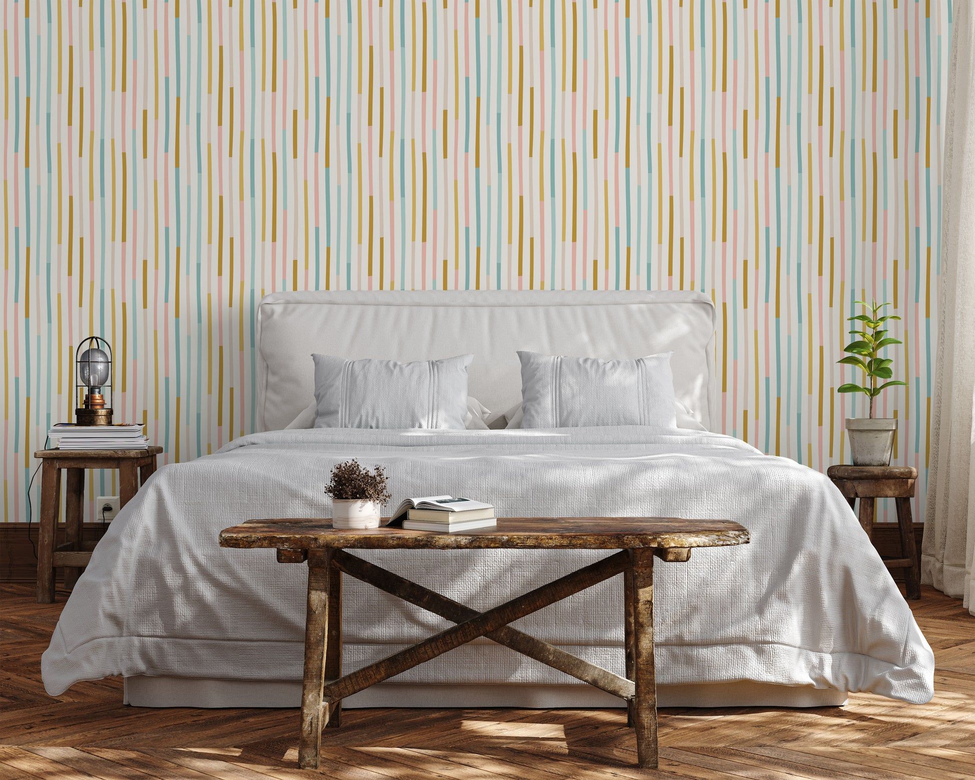 1946x1557 Retro stripe colorful wallpaper